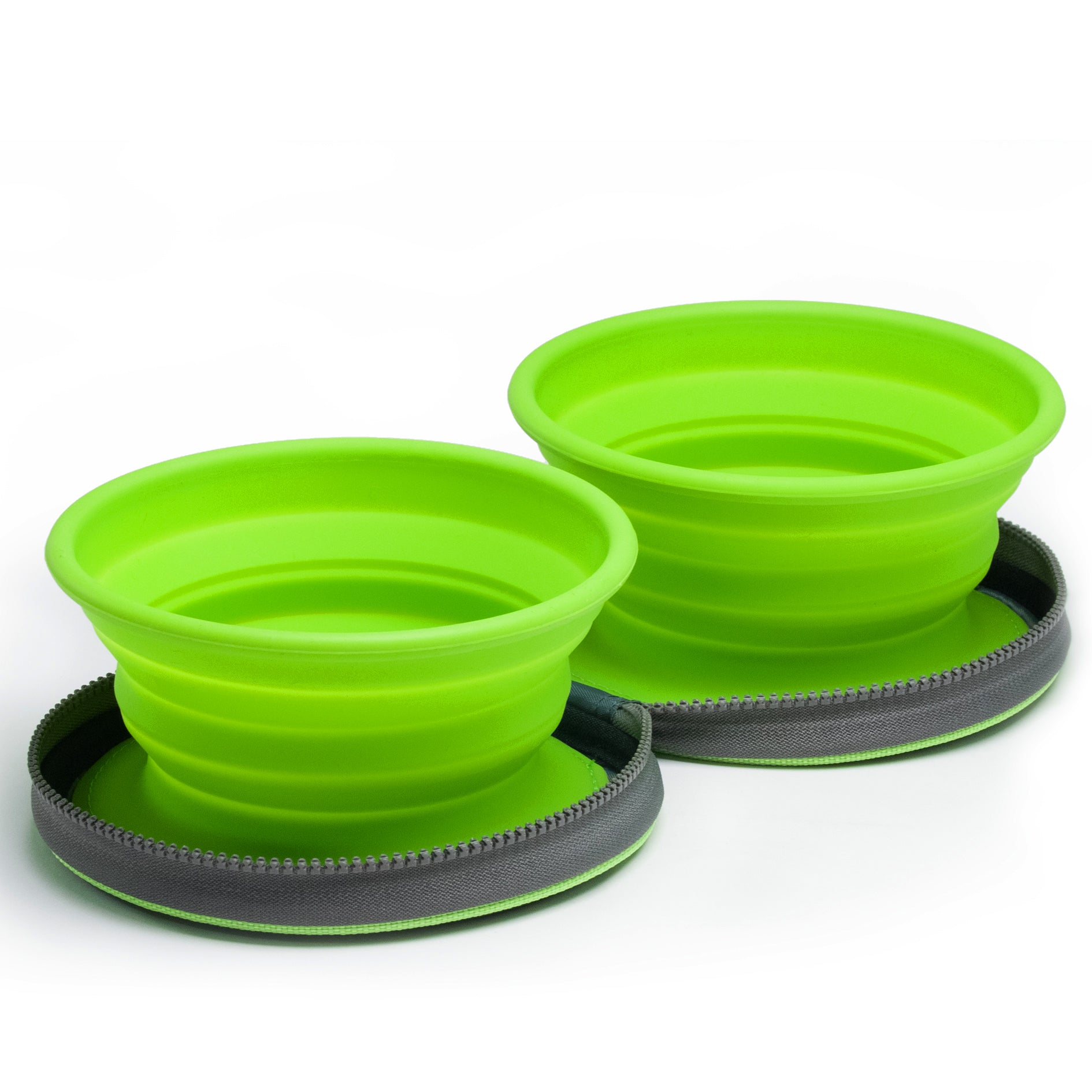 Collapsible Twin Dog Bowls