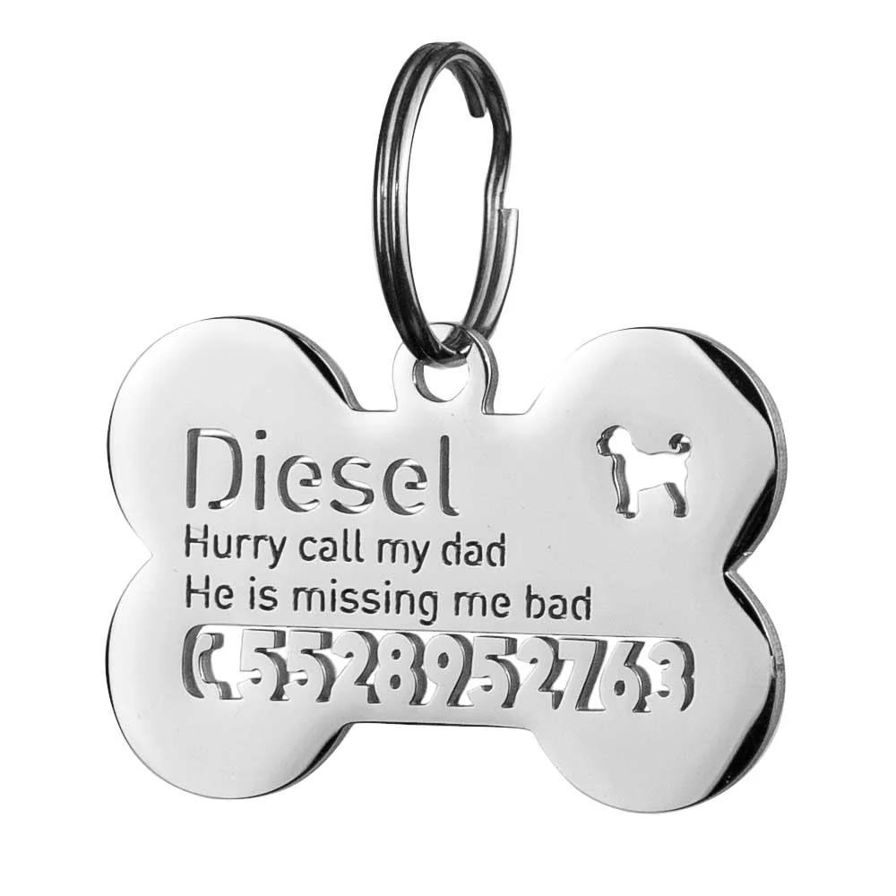 Bone Dog Tag