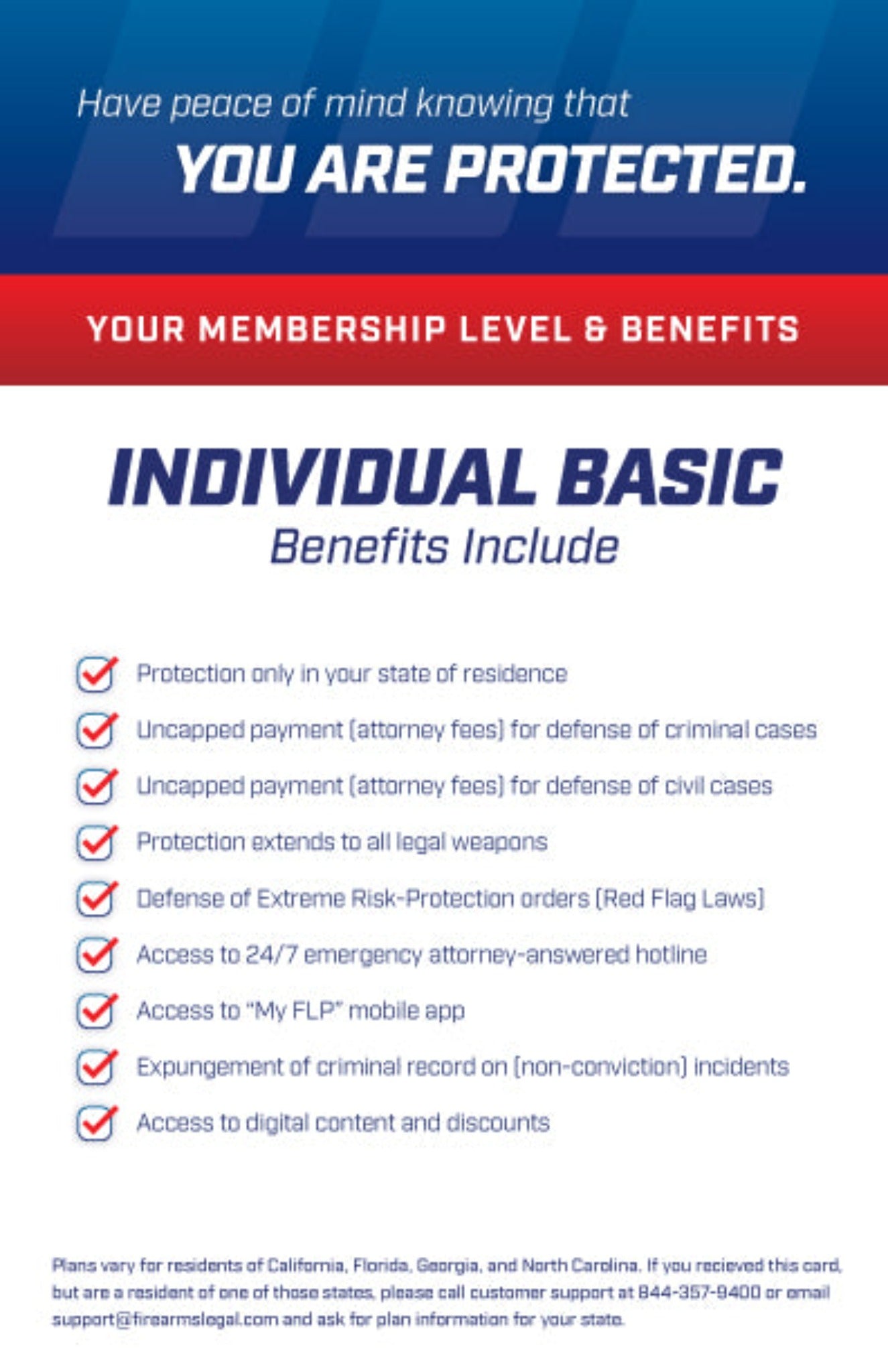 Firearms Legal Protection - 3 Month Membership