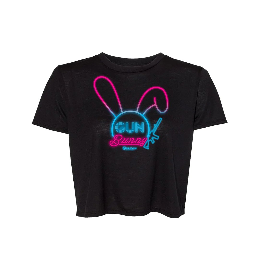 Gun Bunny Neon Crop