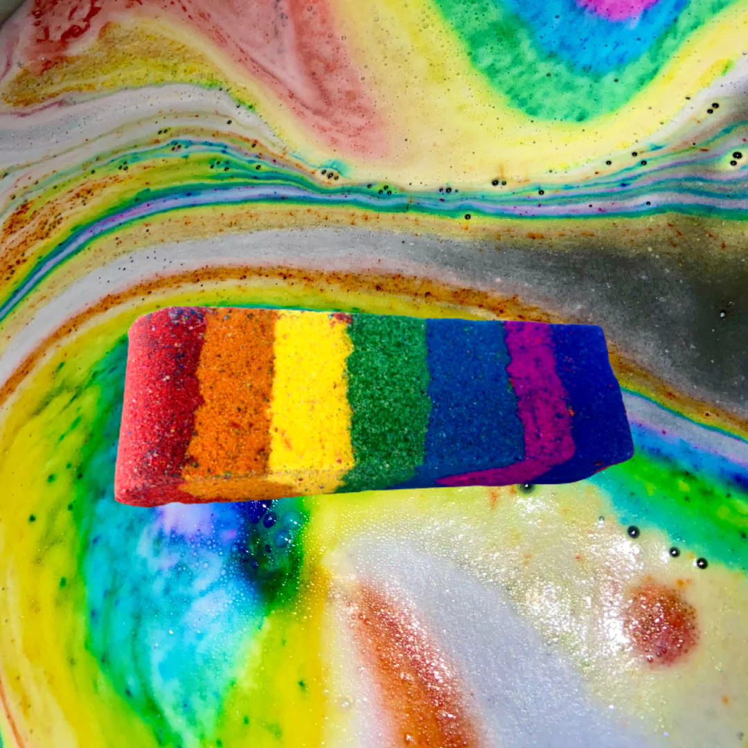 Rainbow Stick Bath Bomb