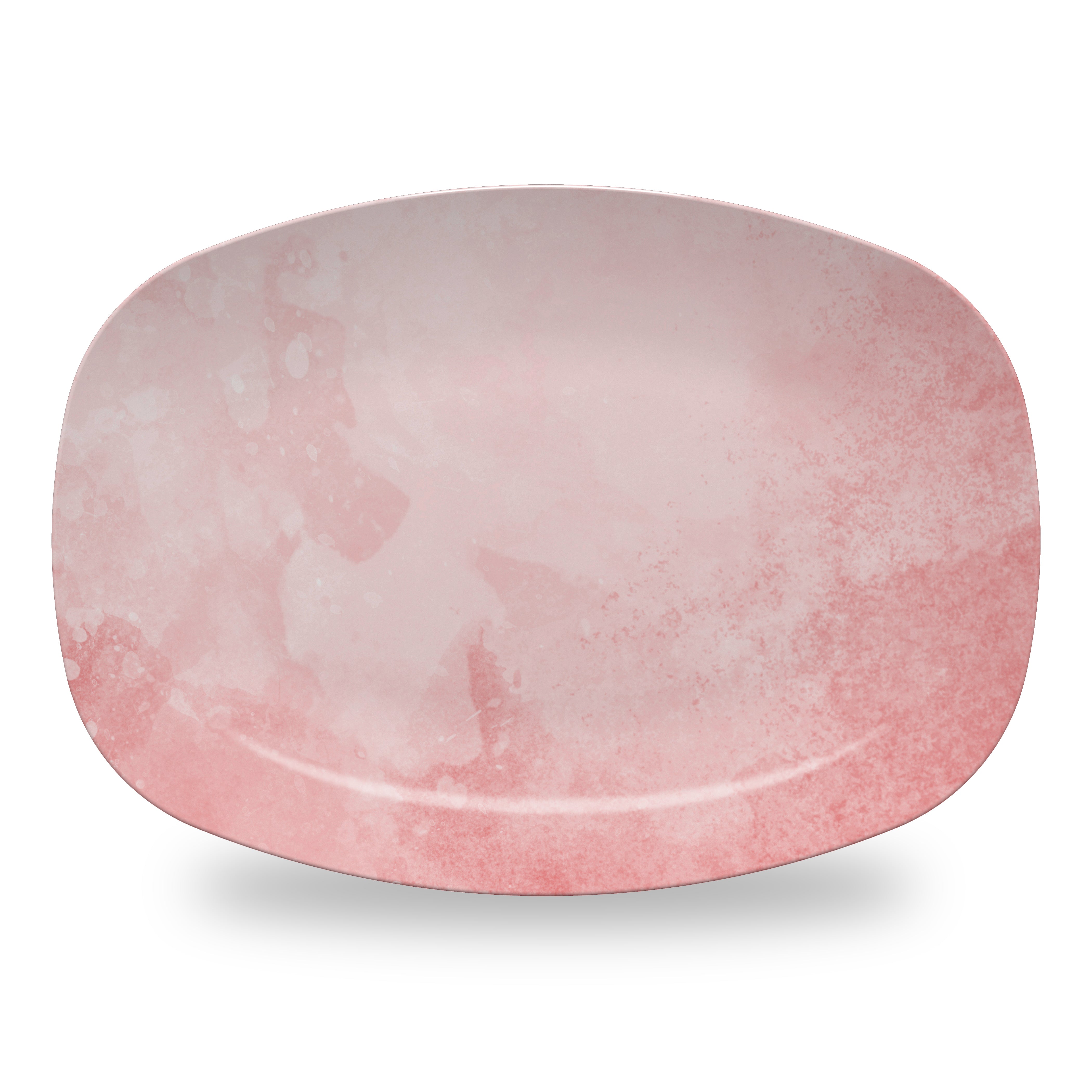 Watercolor Coral Platter