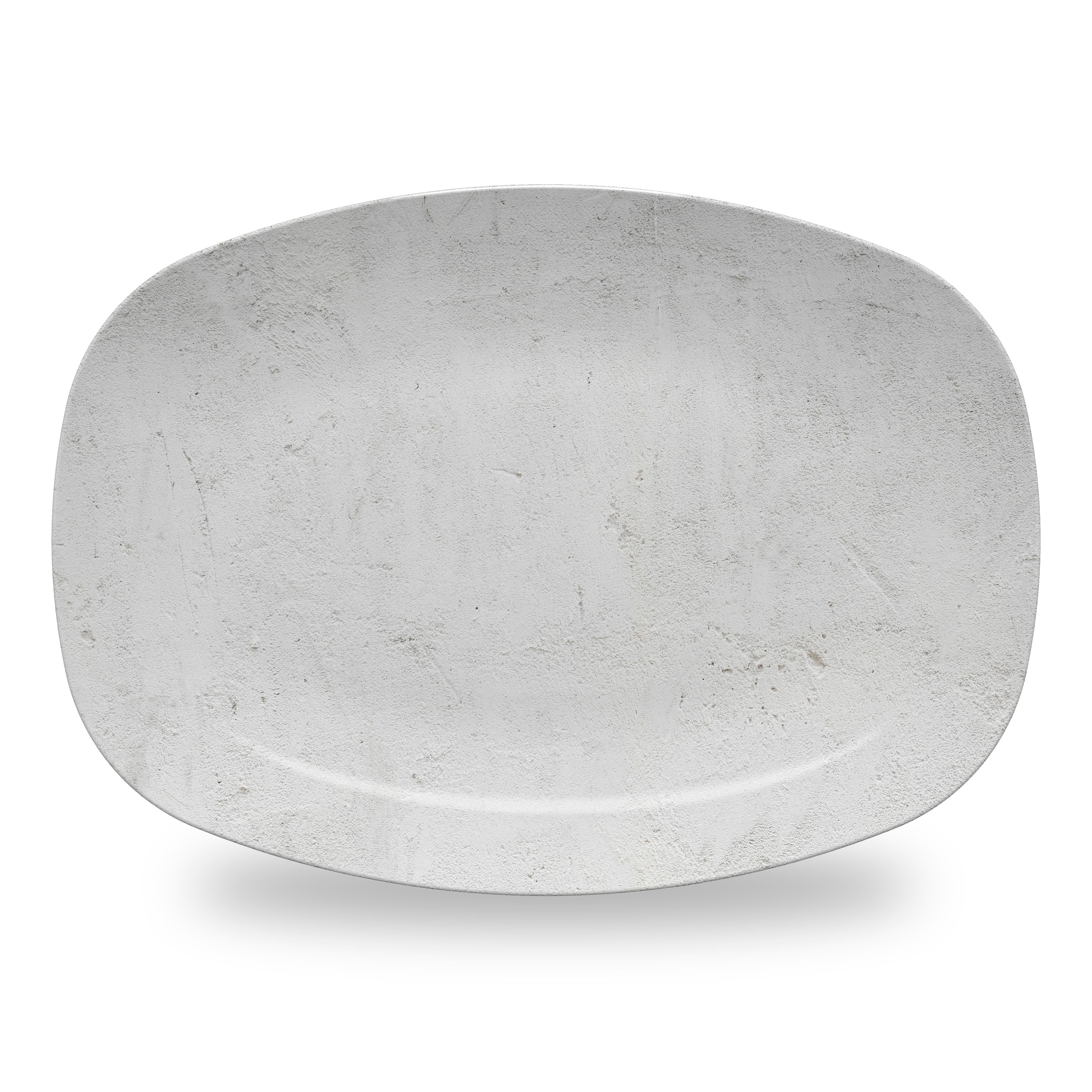White Concrete Platter