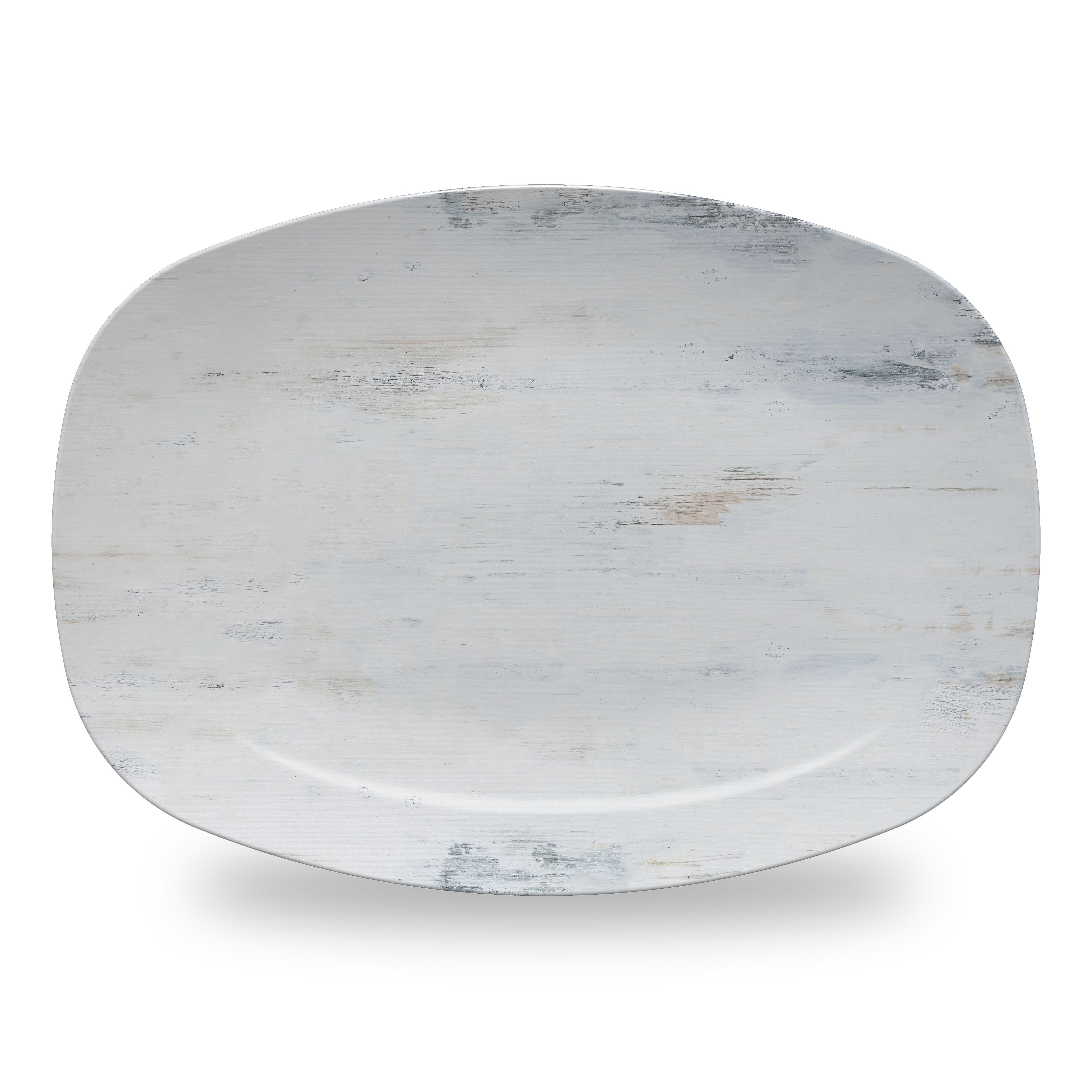 WHITE WOOD PLATTER
