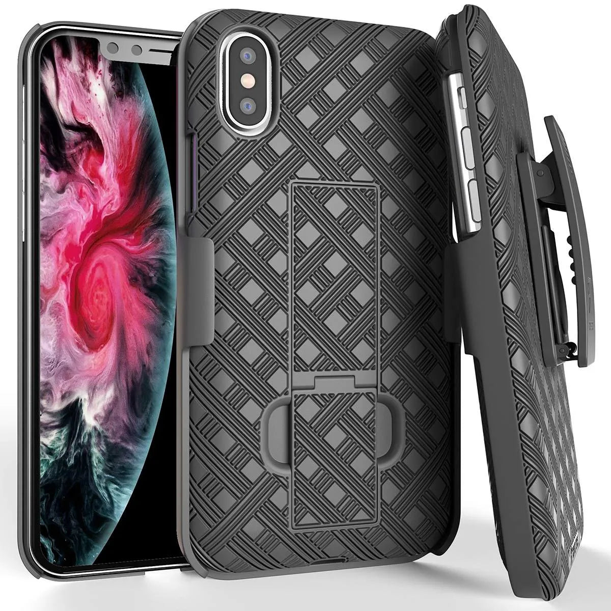 Apple iPhone Xs / iPhone X Belt Clip Holster Phone Case