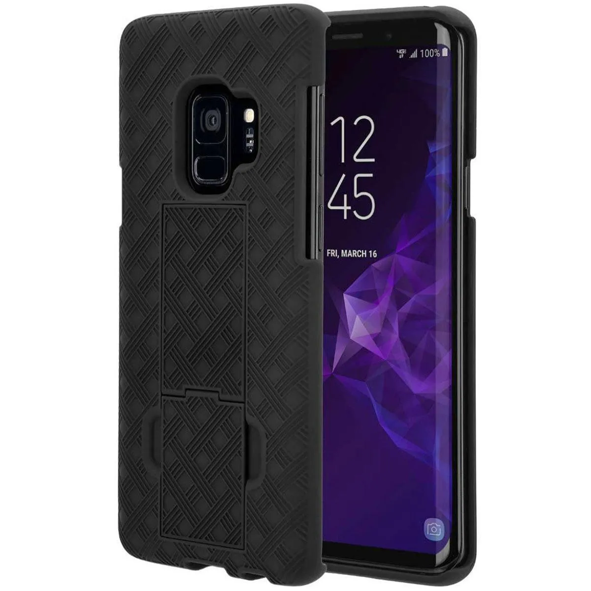 Samsung Galaxy S9 Plus Belt Clip Holster Phone Case (Side Open)