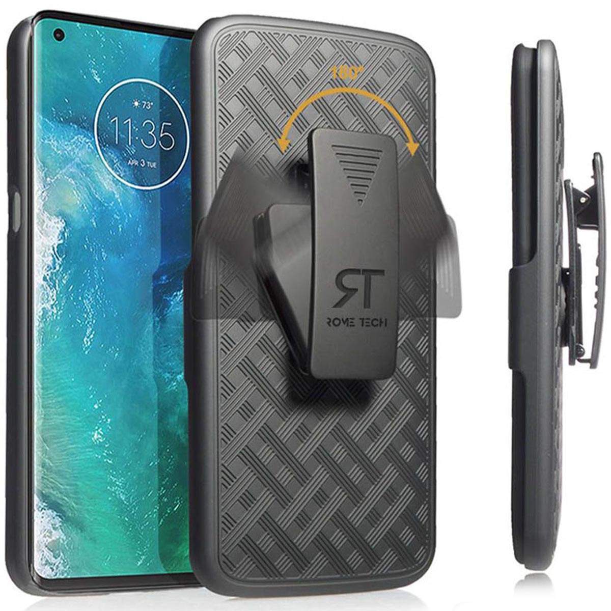 Motorola Moto Edge Plus 6.7" (2020) Belt Clip Holster Phone Case