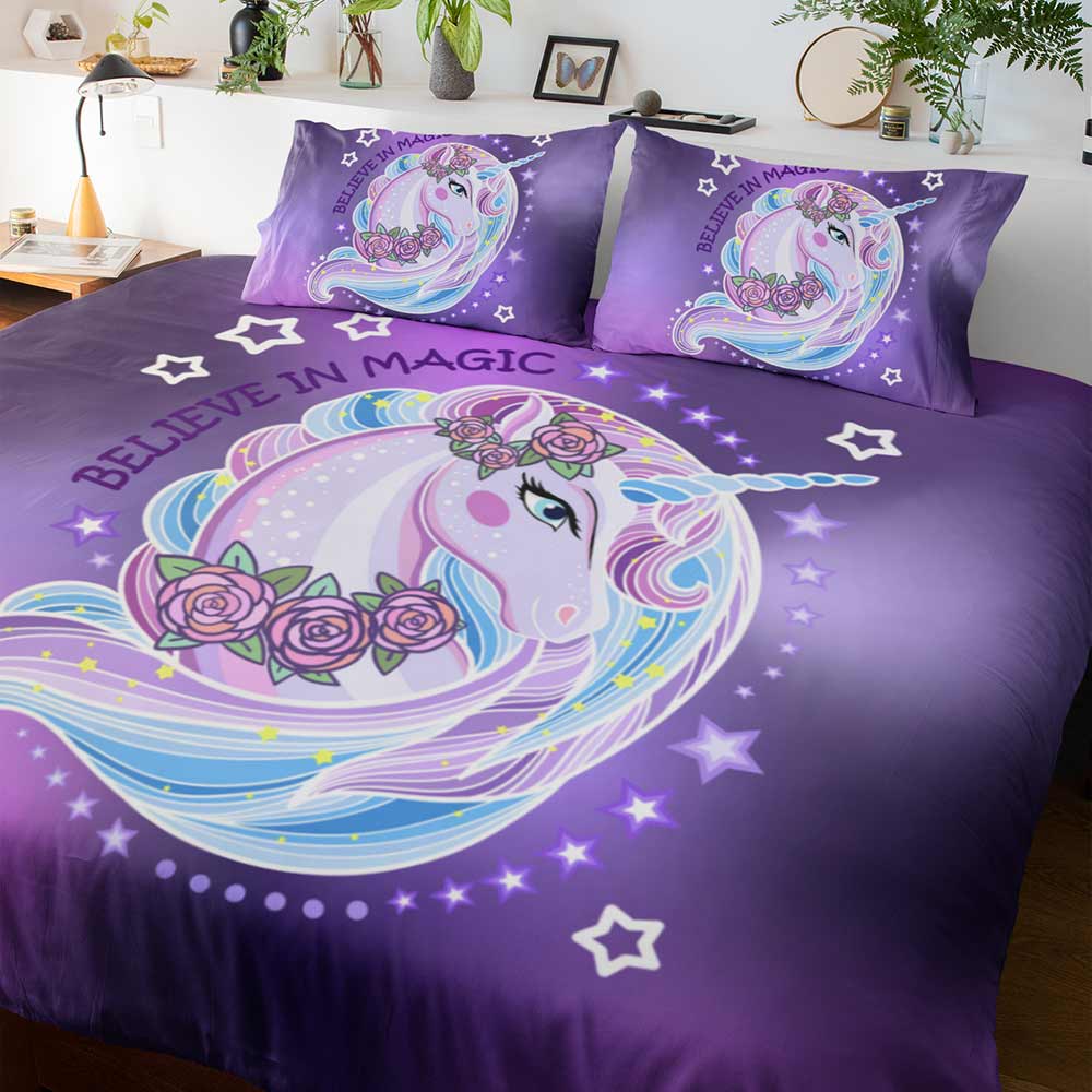 Unicorn Magic Quilt Cover Set