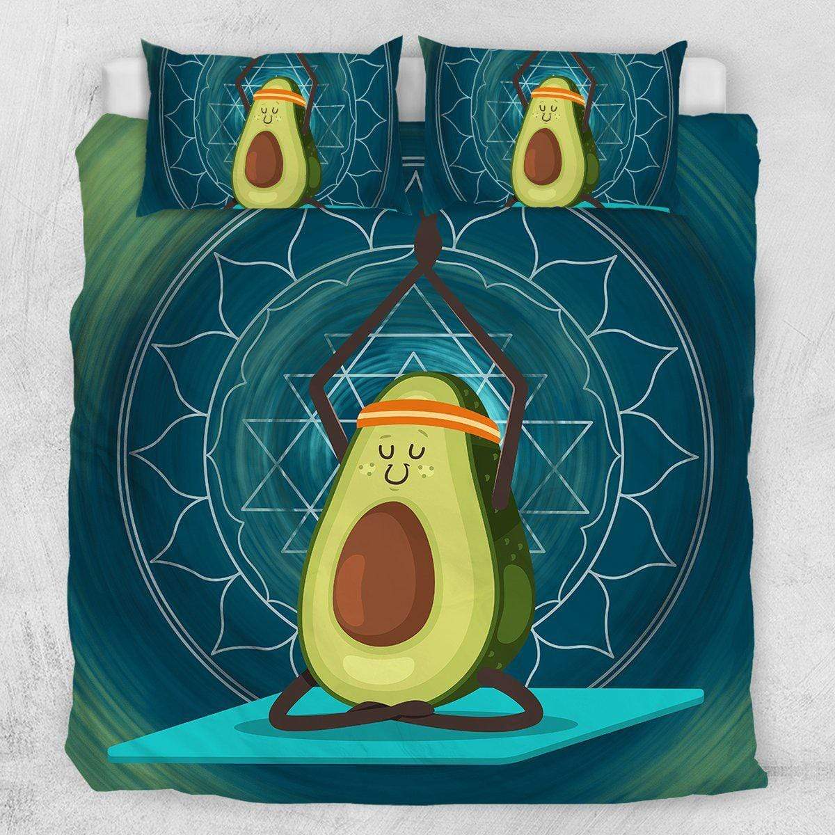Avocado Yoga Quilt Cover Set