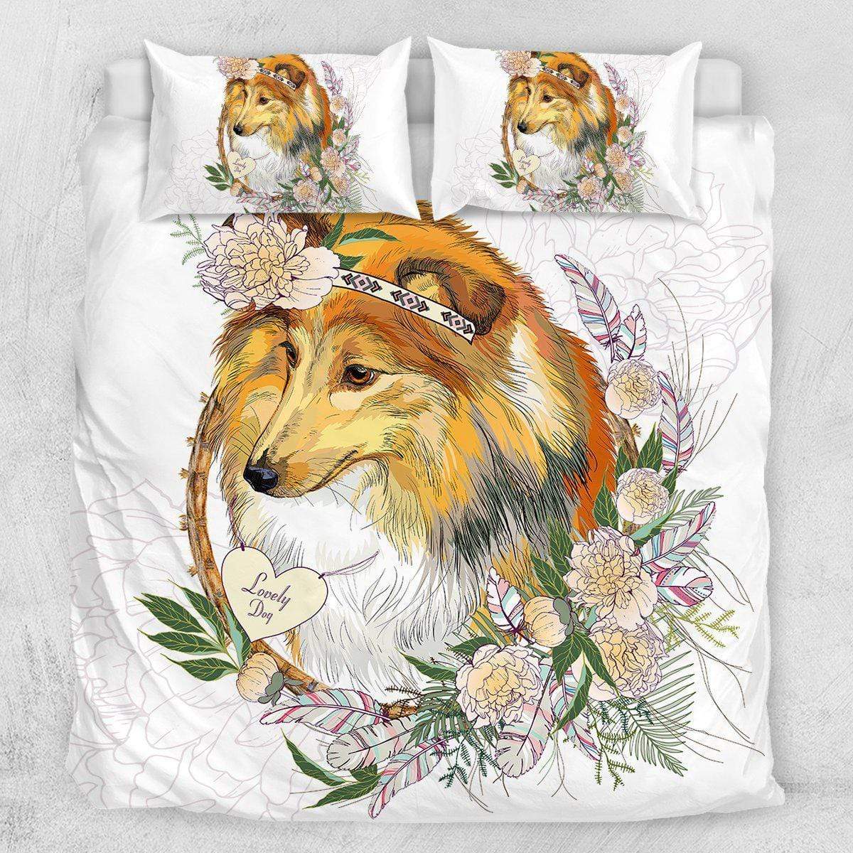 Lassie Collie Quilt Cover Set