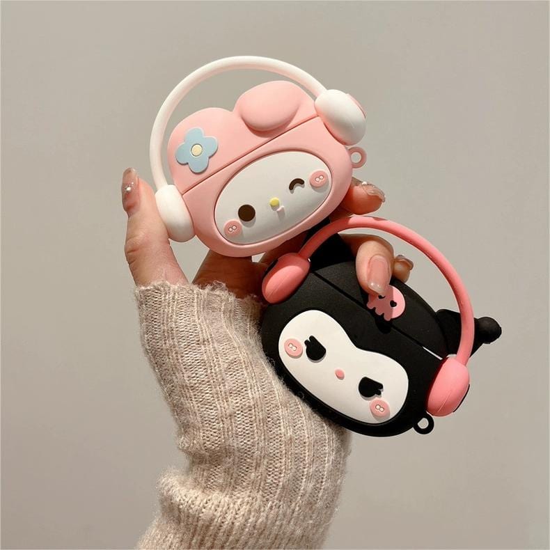 Sanrio Kuromi My Melody Silicone AirPods Earphone Case