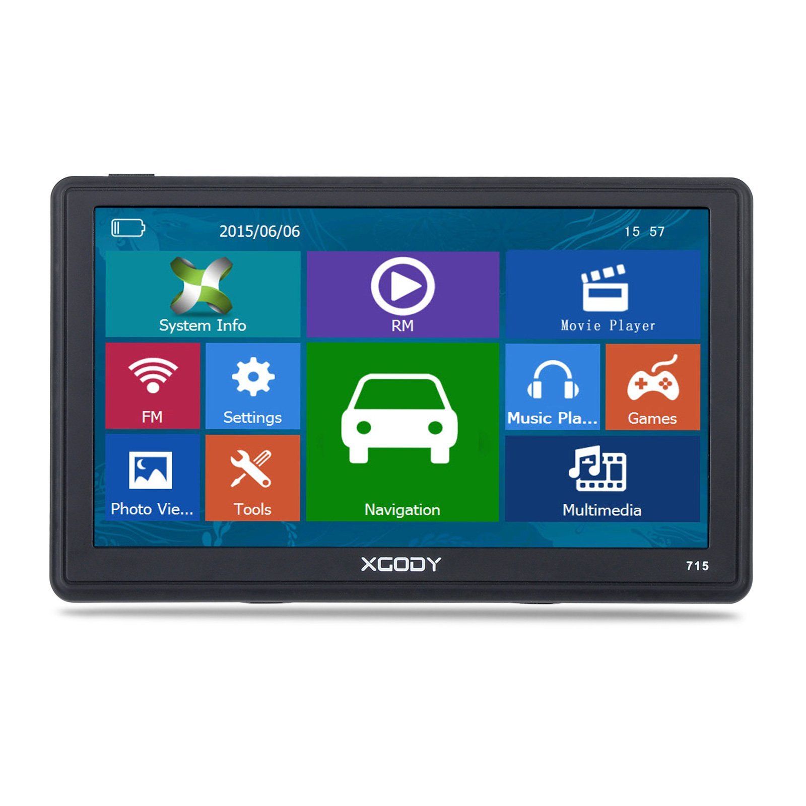 XGODY 715F 7" TRUCK Car GPS Navigator 8GB World Map