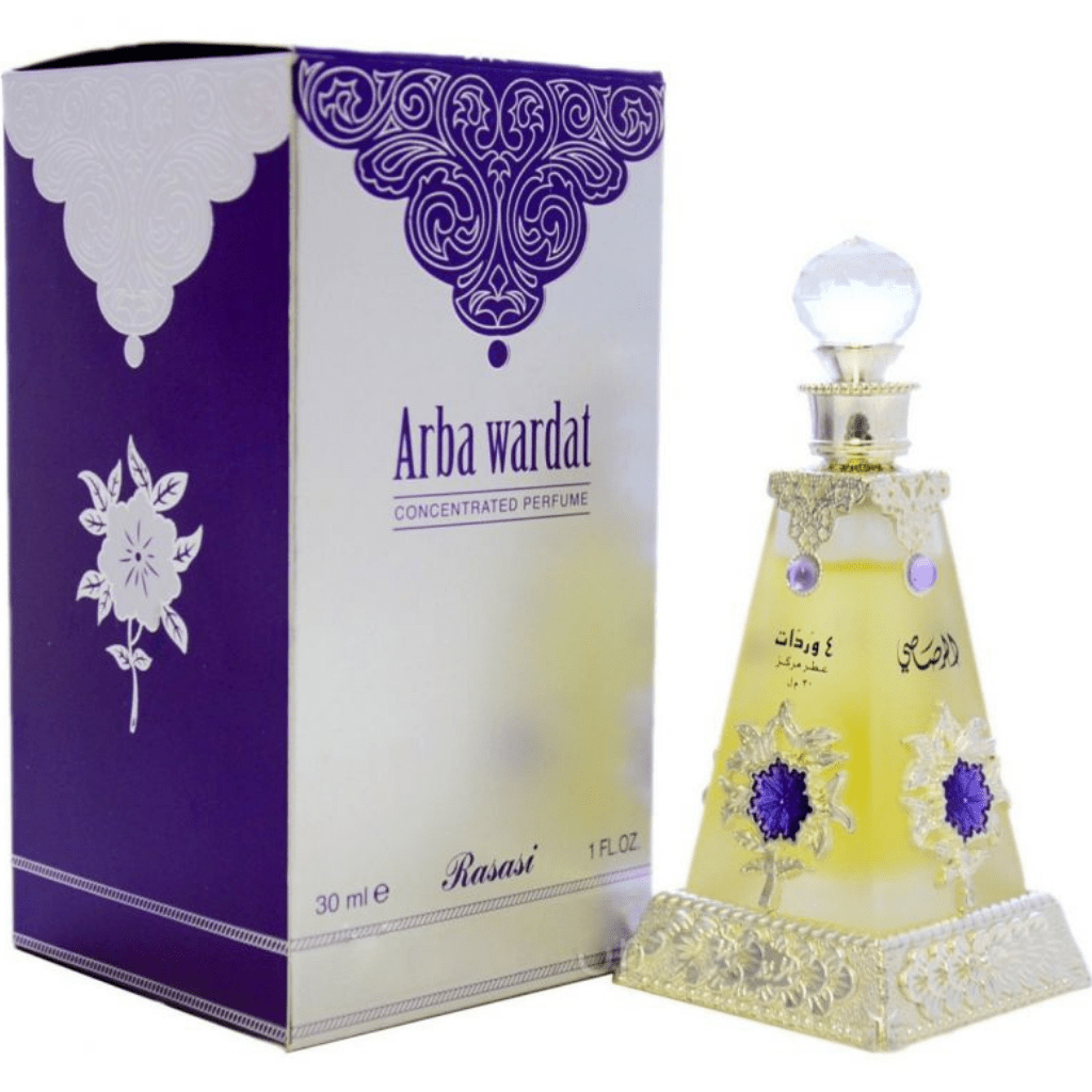 Arba Wardat Perfume Oil-30ml | Rasasi | Experience Luxury and Longevity