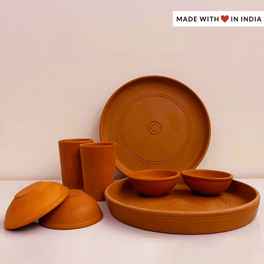 Terracotta Thali Set