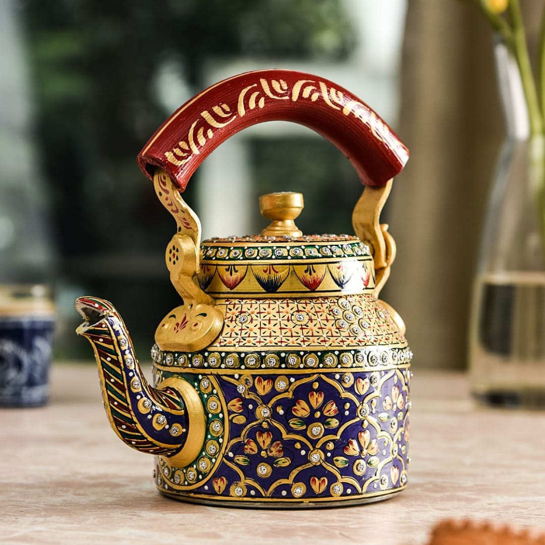 Hand Painted Chai Kettle - Neelima