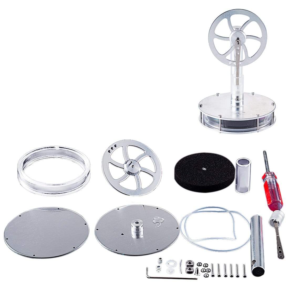 Low Temperature Stirling Engine Kit Motor Steam Heat Education Model Toy DIY Magnetic Connection Type