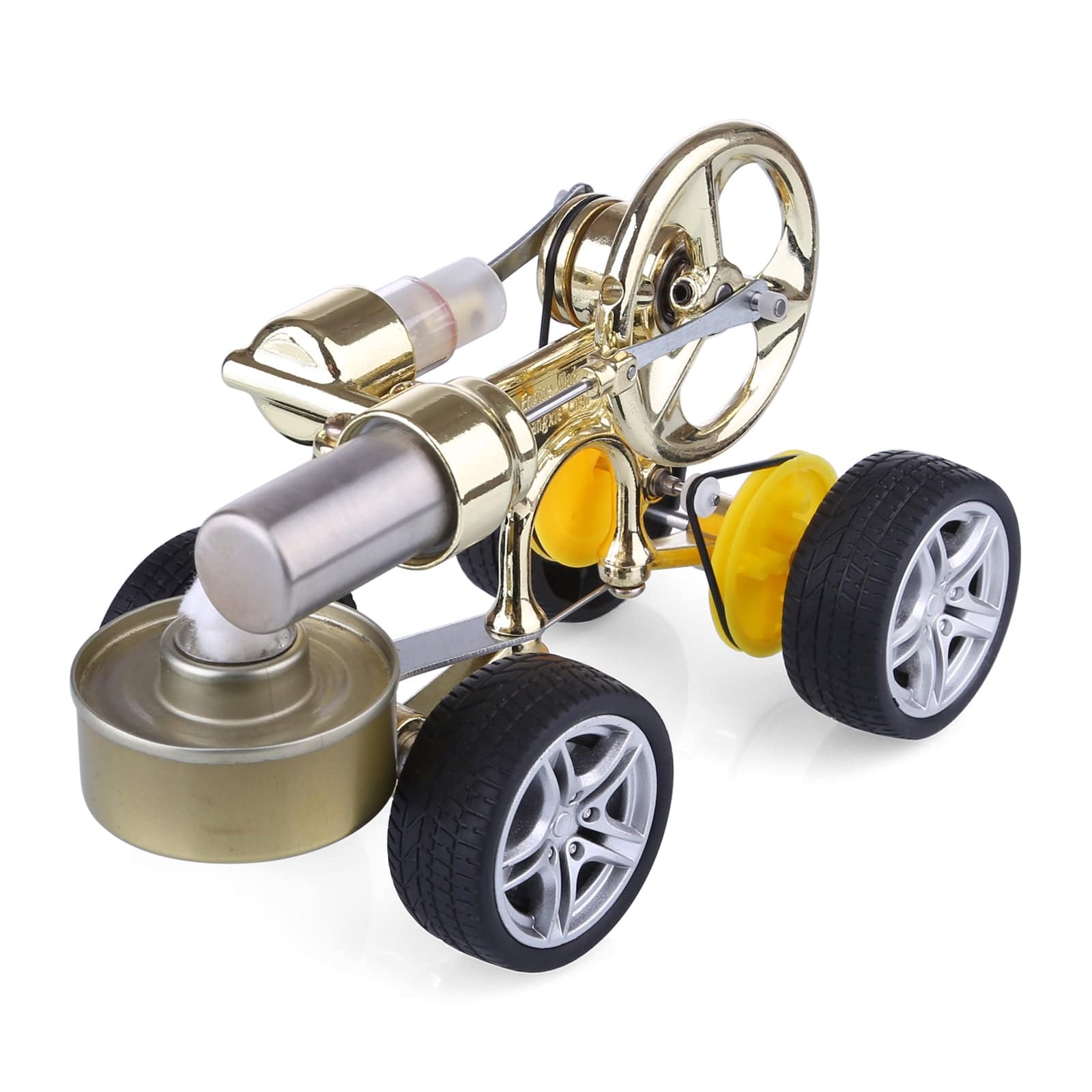 Stirling Engine Stirling Motor Driving Car Science Toy Hot Air Educational Toy