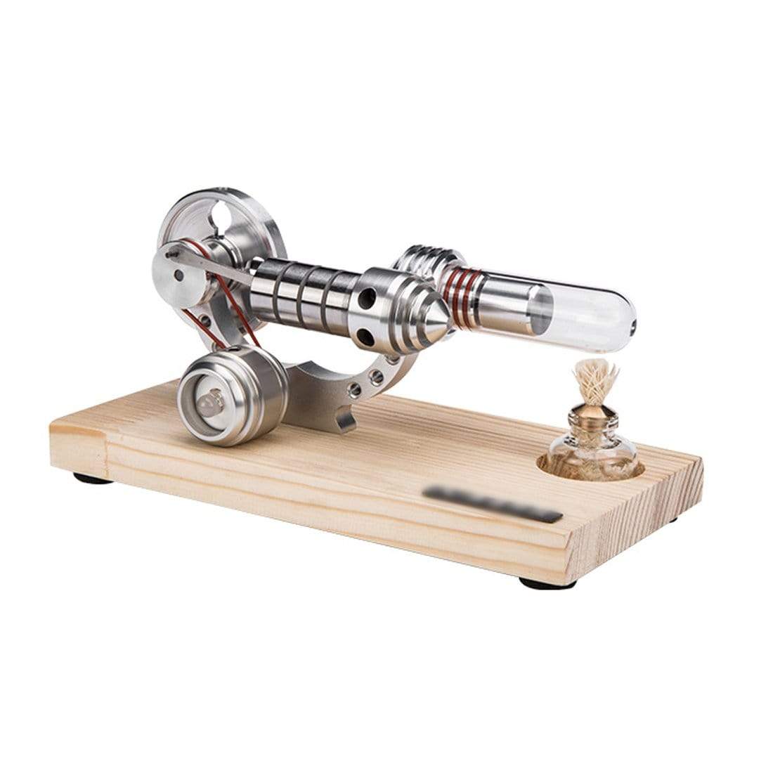 Hot Air Stirling Engine Colourful LED Education Toy Electricity Power Generator Kits