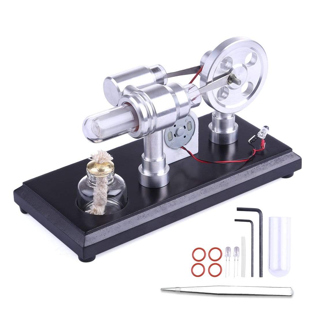 Stirling Engine Kit DIY Stirling Motor Generator Model External Combustion Engine Educational Toy