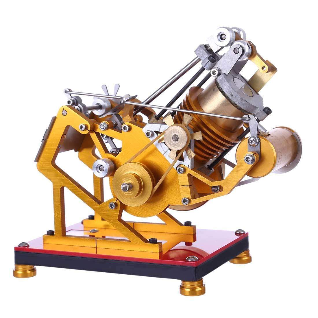 Flame Flicker Stirling Engine Kit V1-45 Engine Model Educational Collection Gift