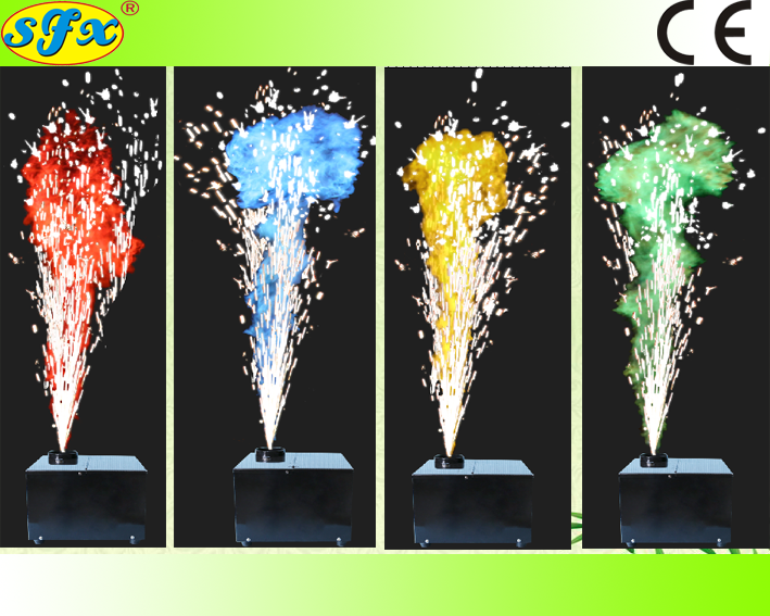 SF007-COLOR-1 Reusable DMX control COLOR COLD PYRO machine spark sparkler sparkular for wedding marriage event party festival show