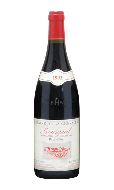 1993 Domaine de la Chevalerie Cuvee Busardieres Bourgueil Cabernet Franc