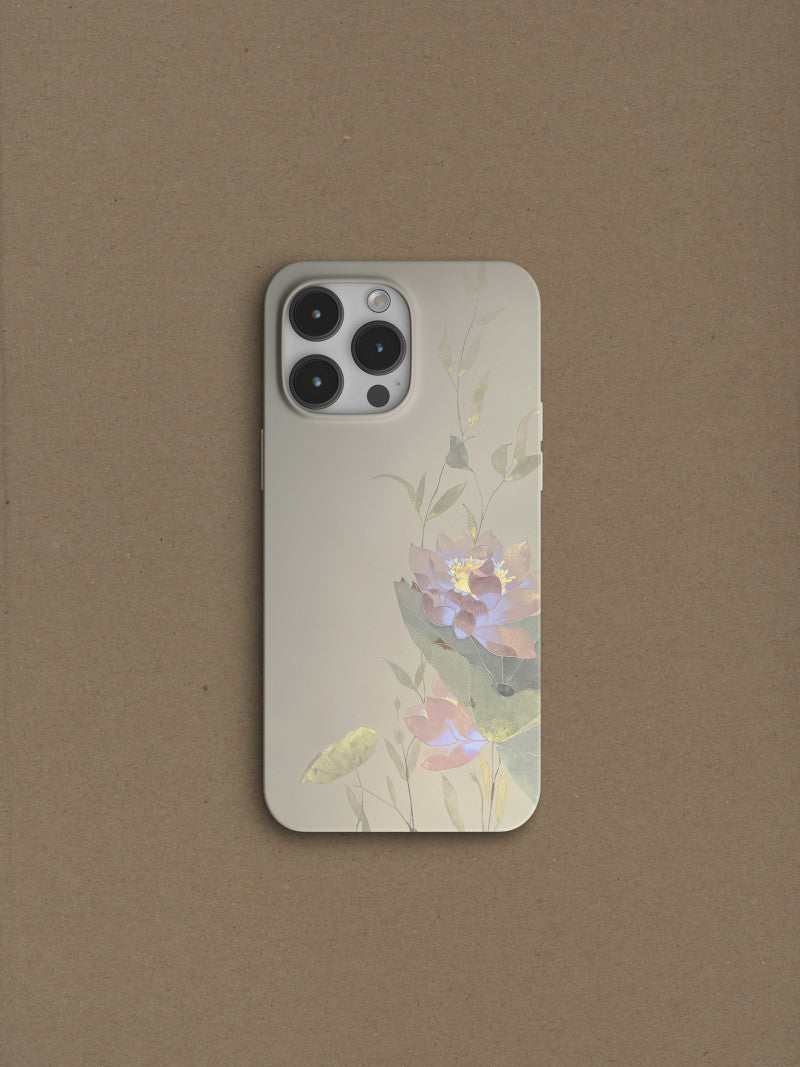 「Chinoiserie」Summer Lotus Printed Phone Case