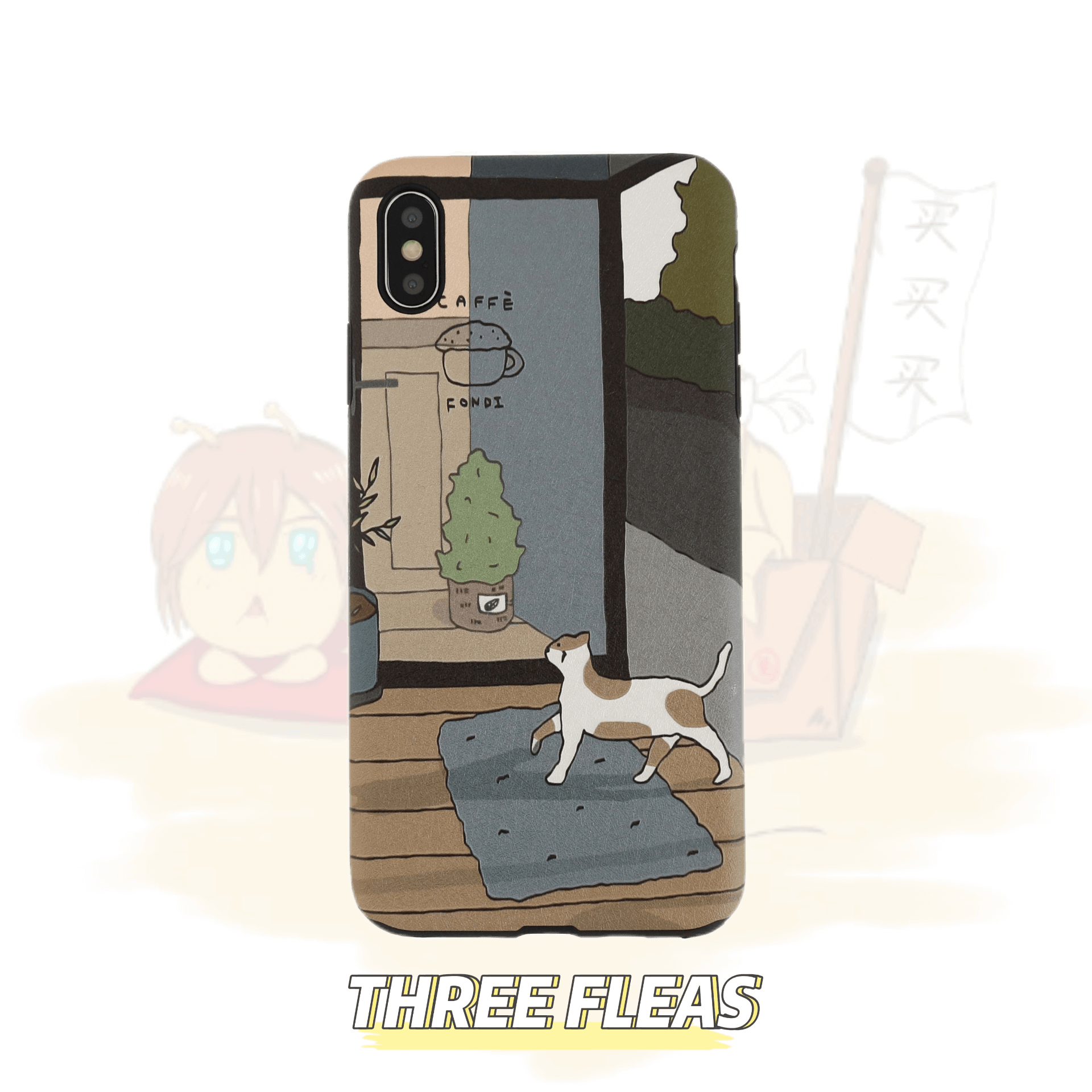 「iPhone」Cozy Cat Soft Cover
