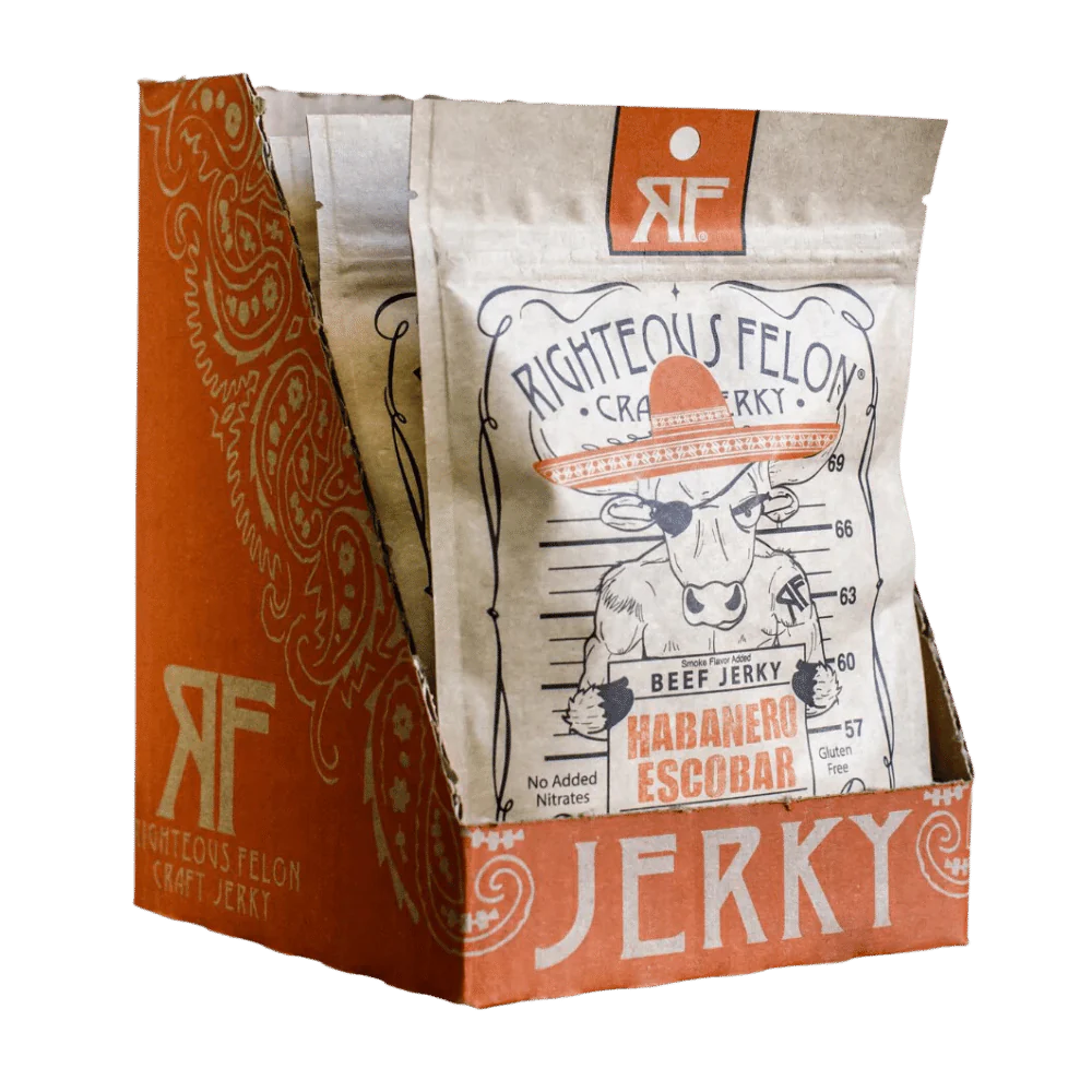 Habanero Escobar Beef Jerky (8-pack)