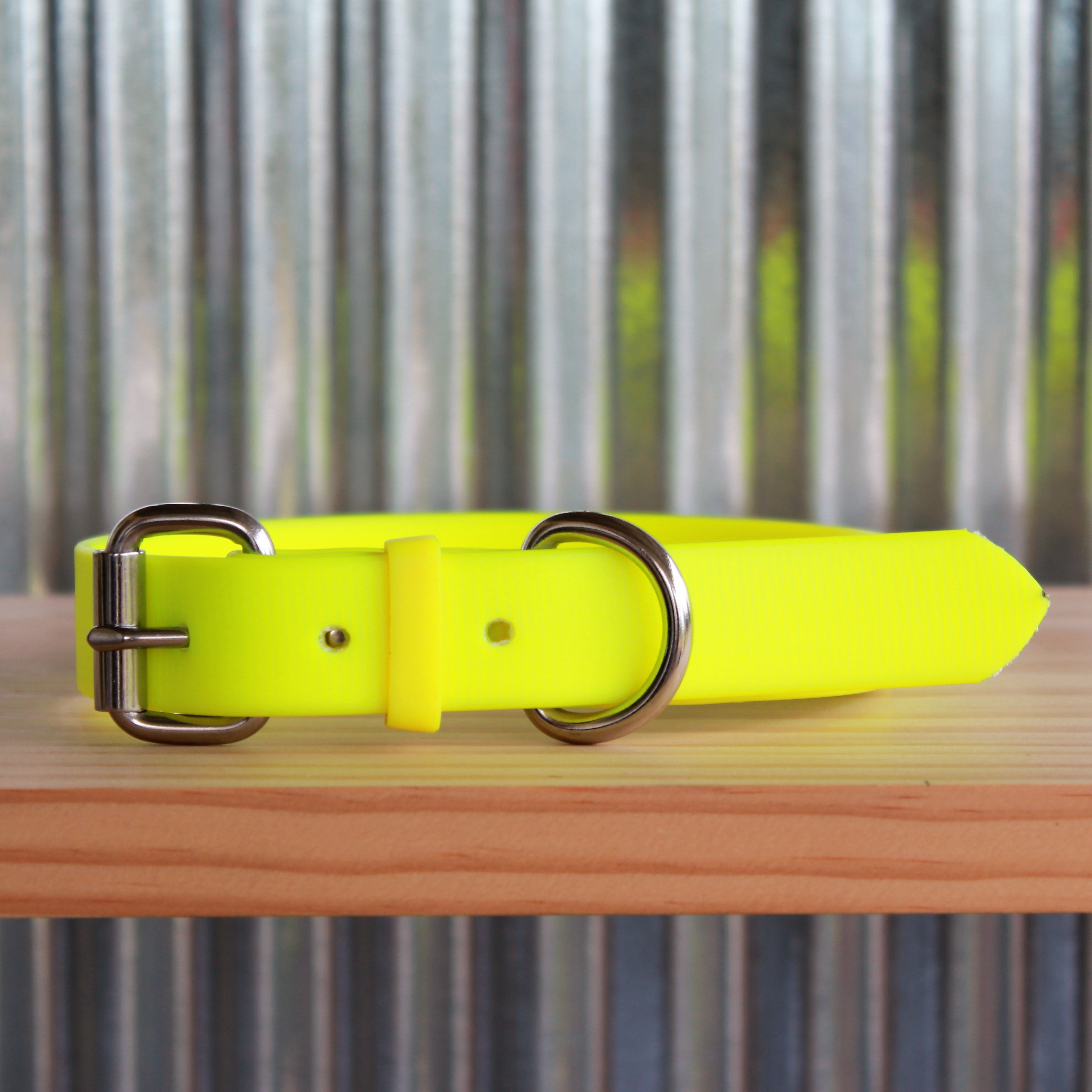 Fluro Yellow Dog Collar