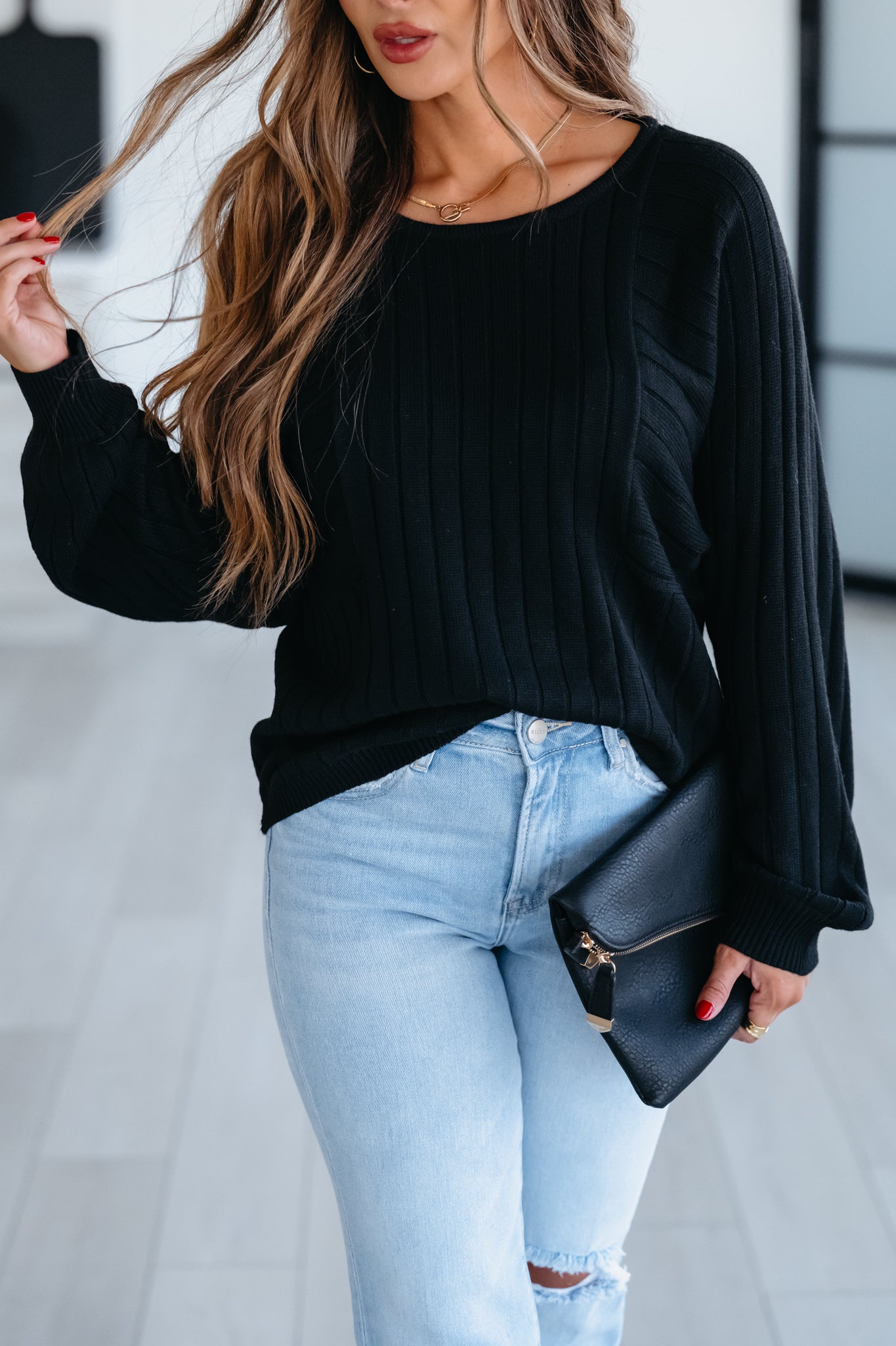 CBRAND Find Me Out Sweater - Black