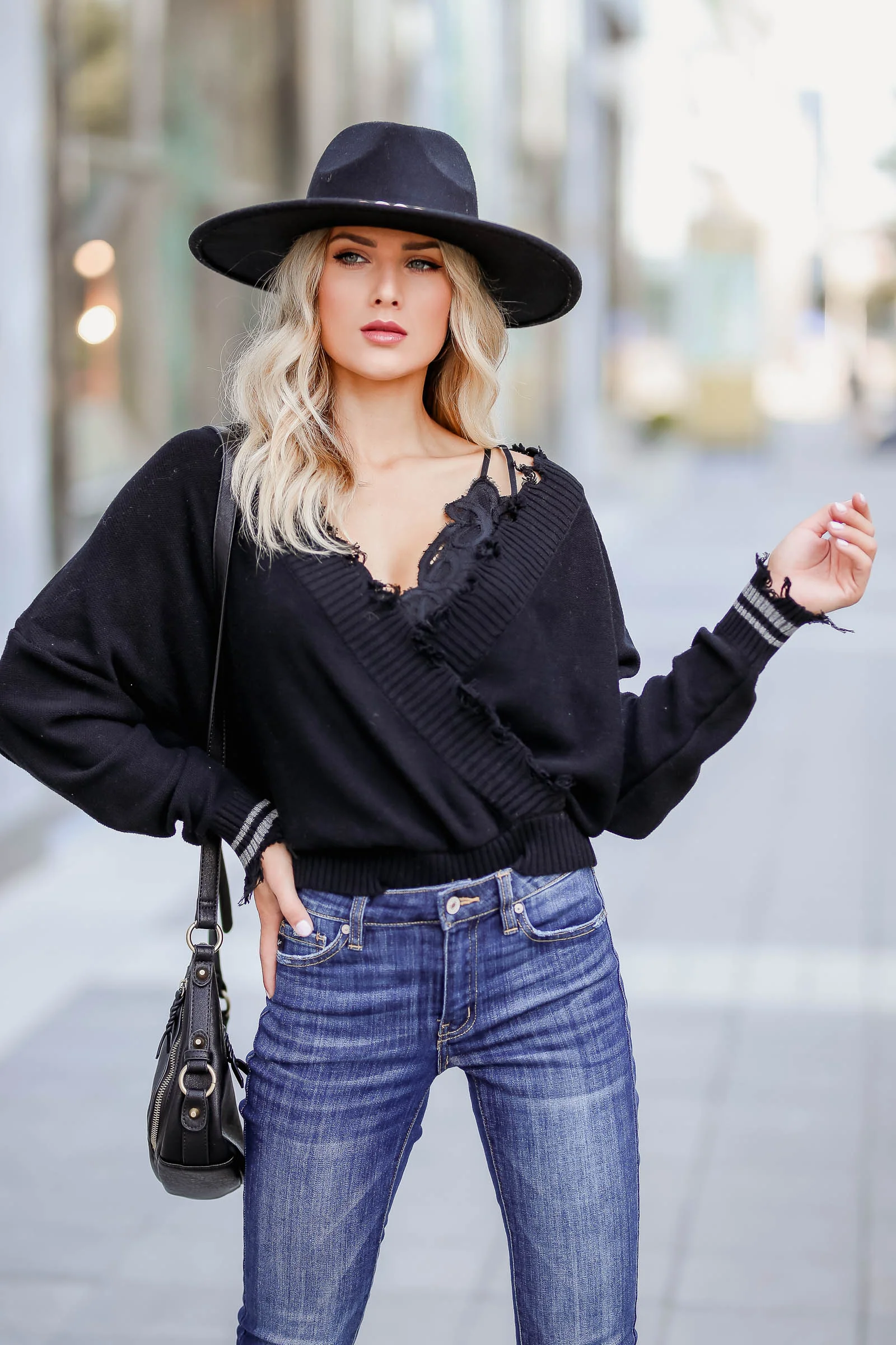 CBRAND Need to Know Sweater - Black