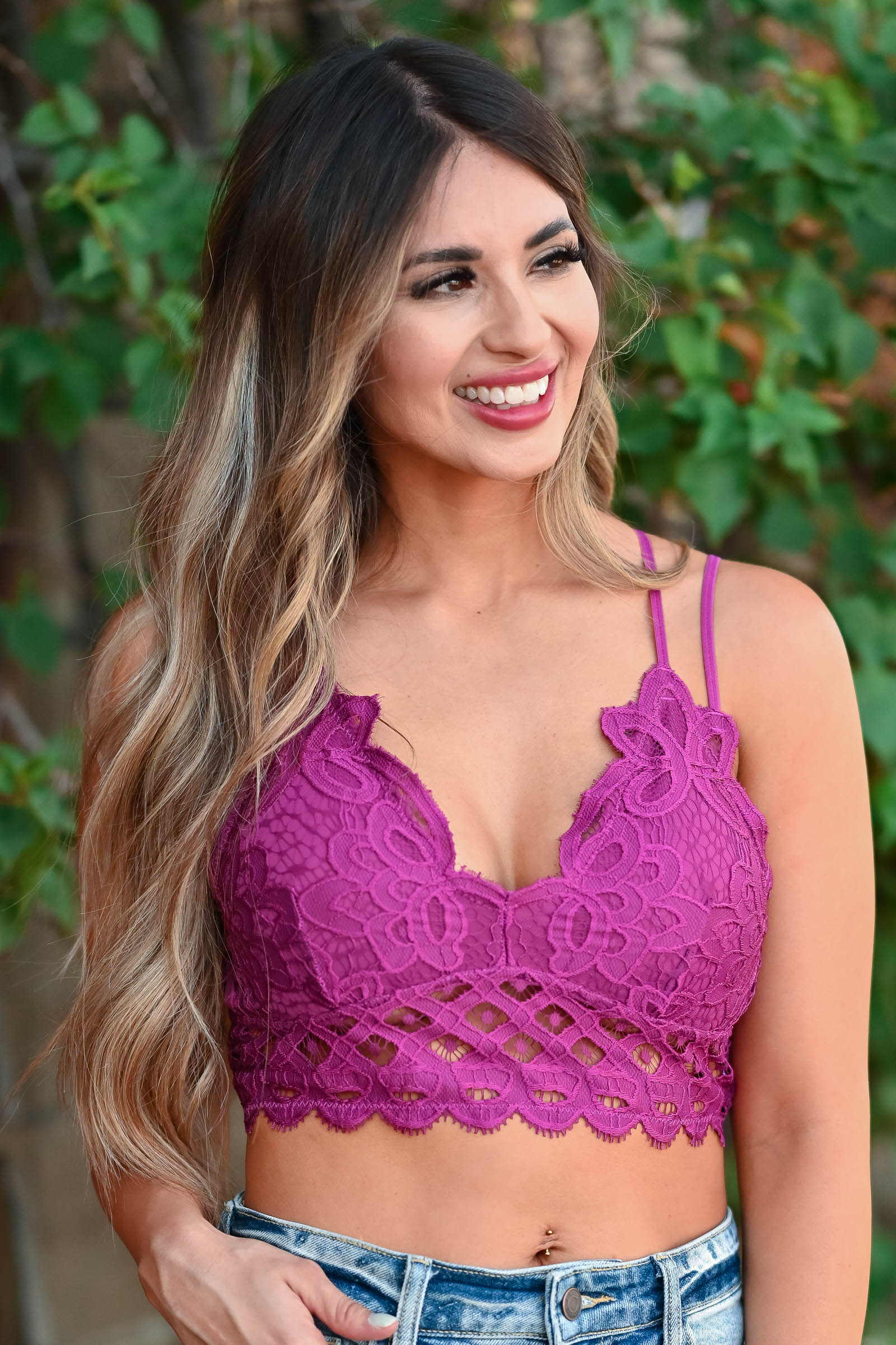 Day Dreamer Bralette - Magenta