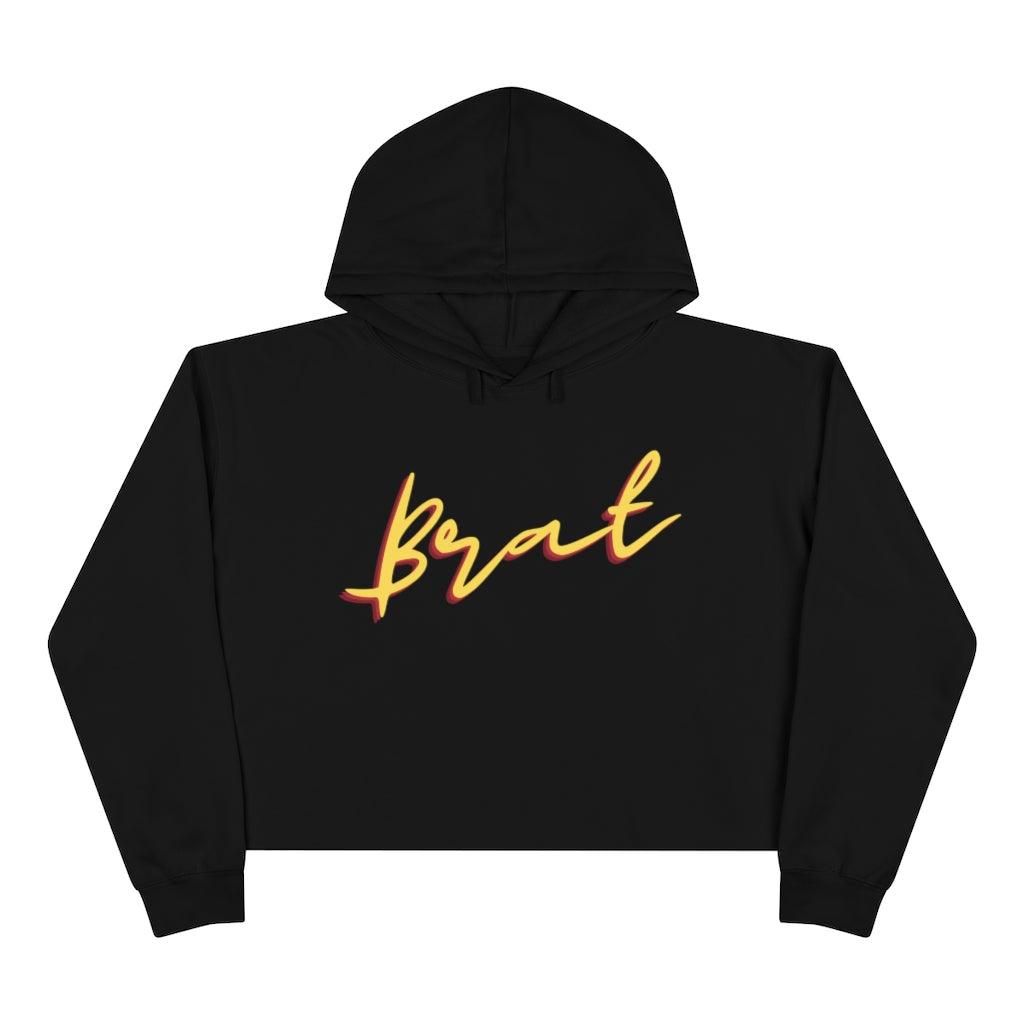 BRAT Crop Hoodie
