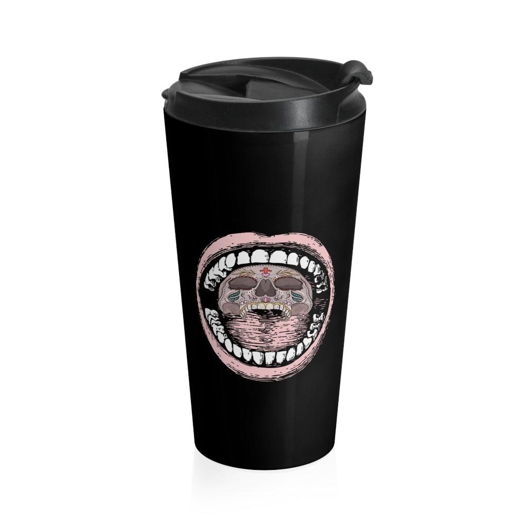open mouth 15 oz Stainless Steel Travel Mug