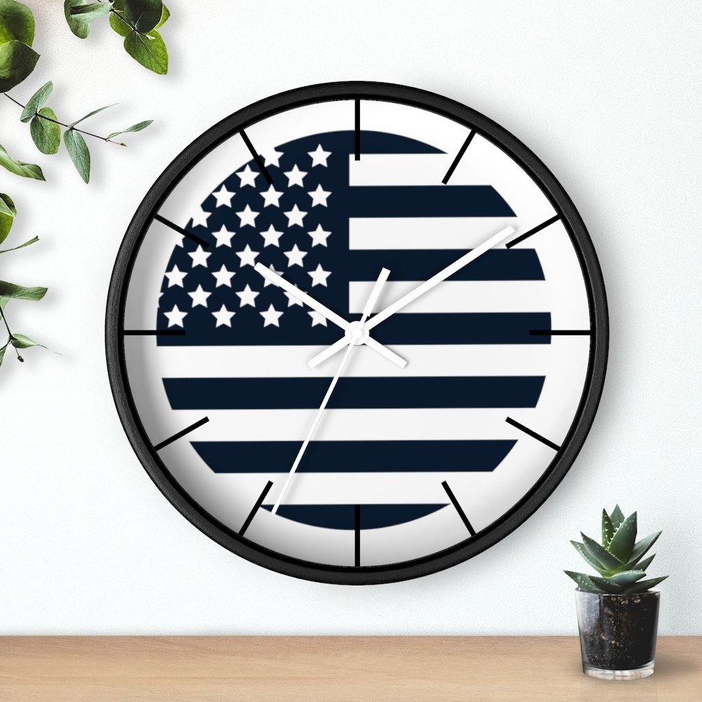 American Flag Wall Clock