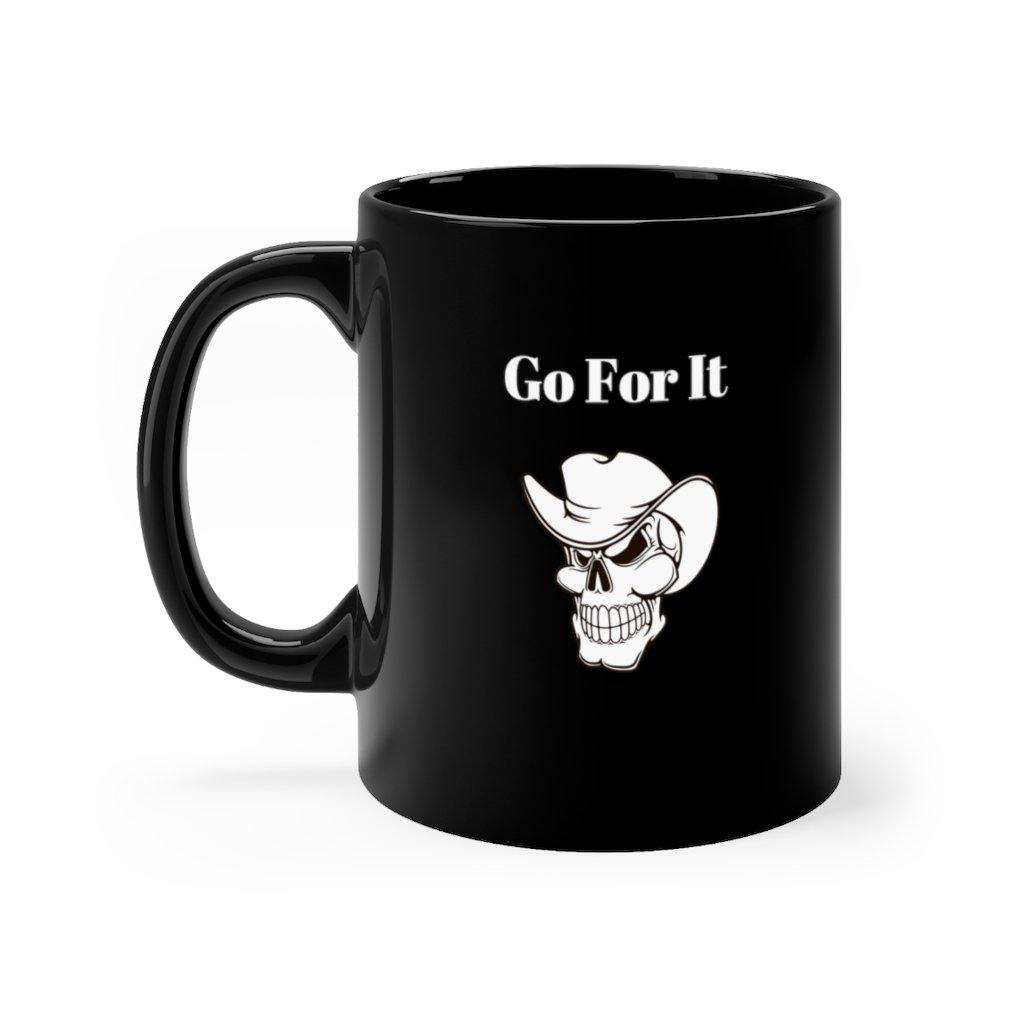 Go for It Black mug 11oz