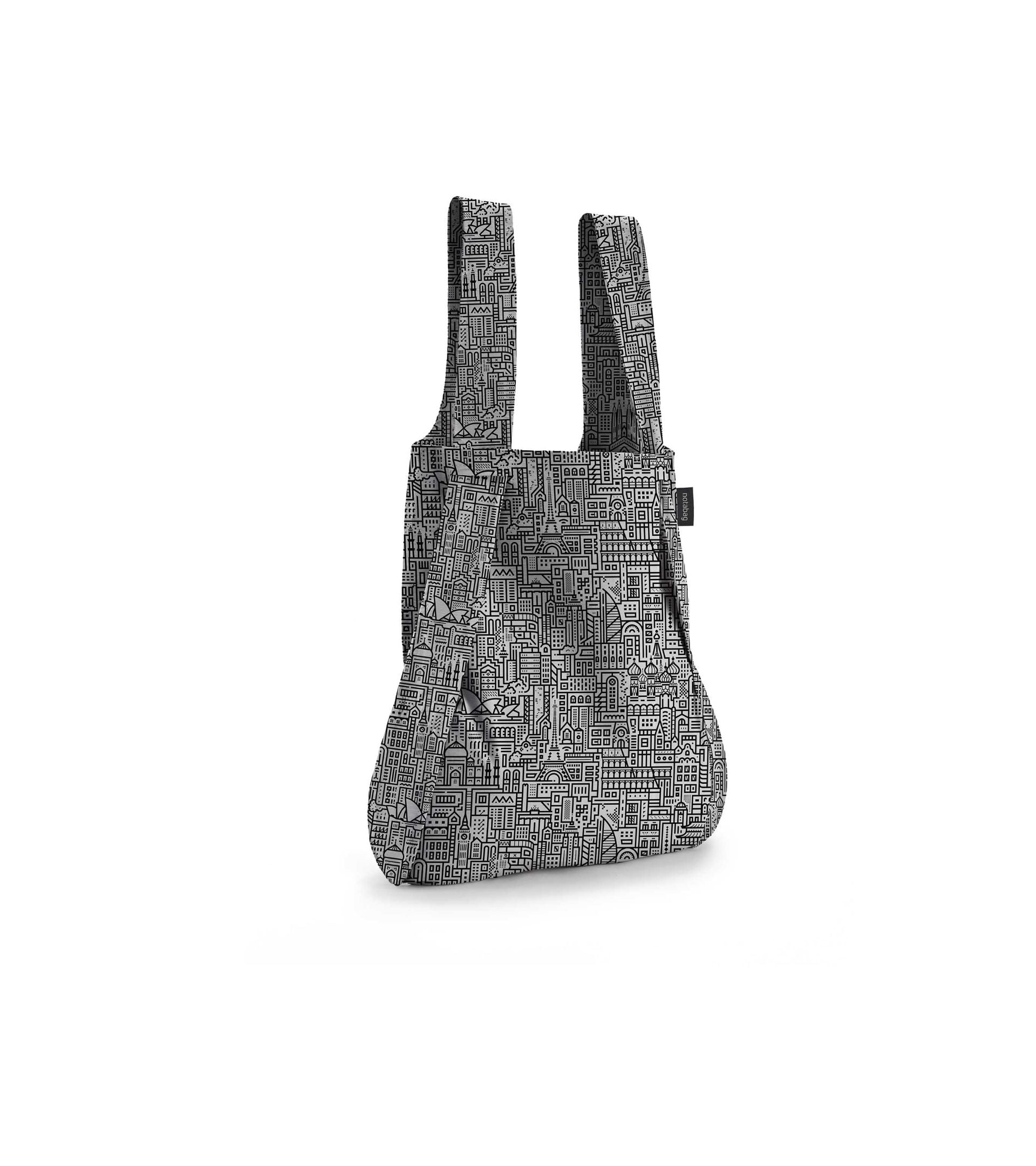 Notabag Hello World – Grey/Black