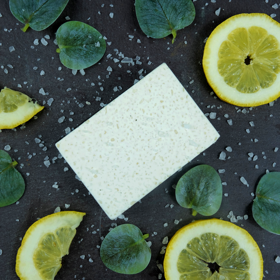 Salt Soap with Lemon Eucalyptus