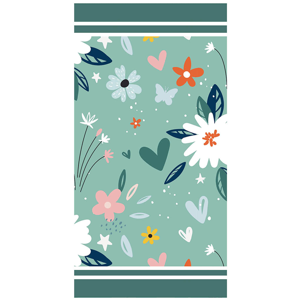 Floral Doodle Bath Towel