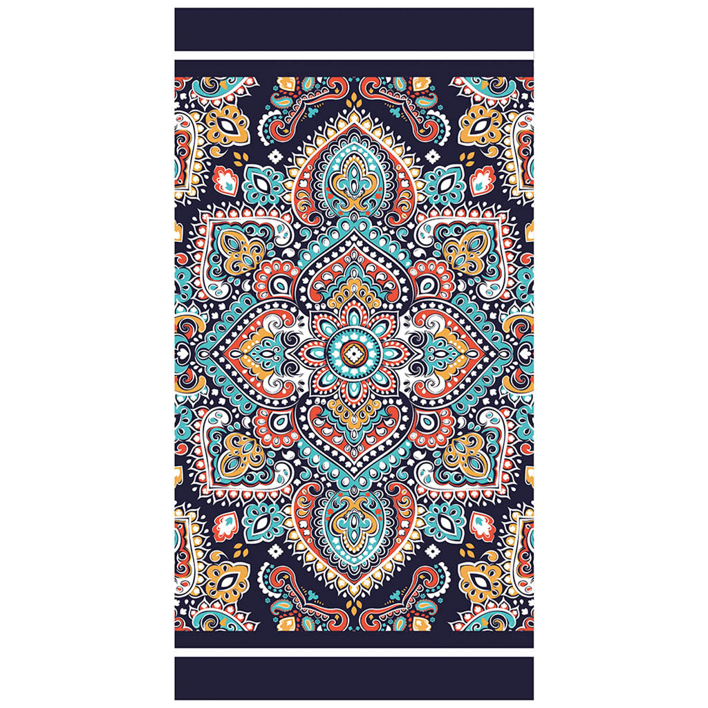 Folk Printing Bath Towel