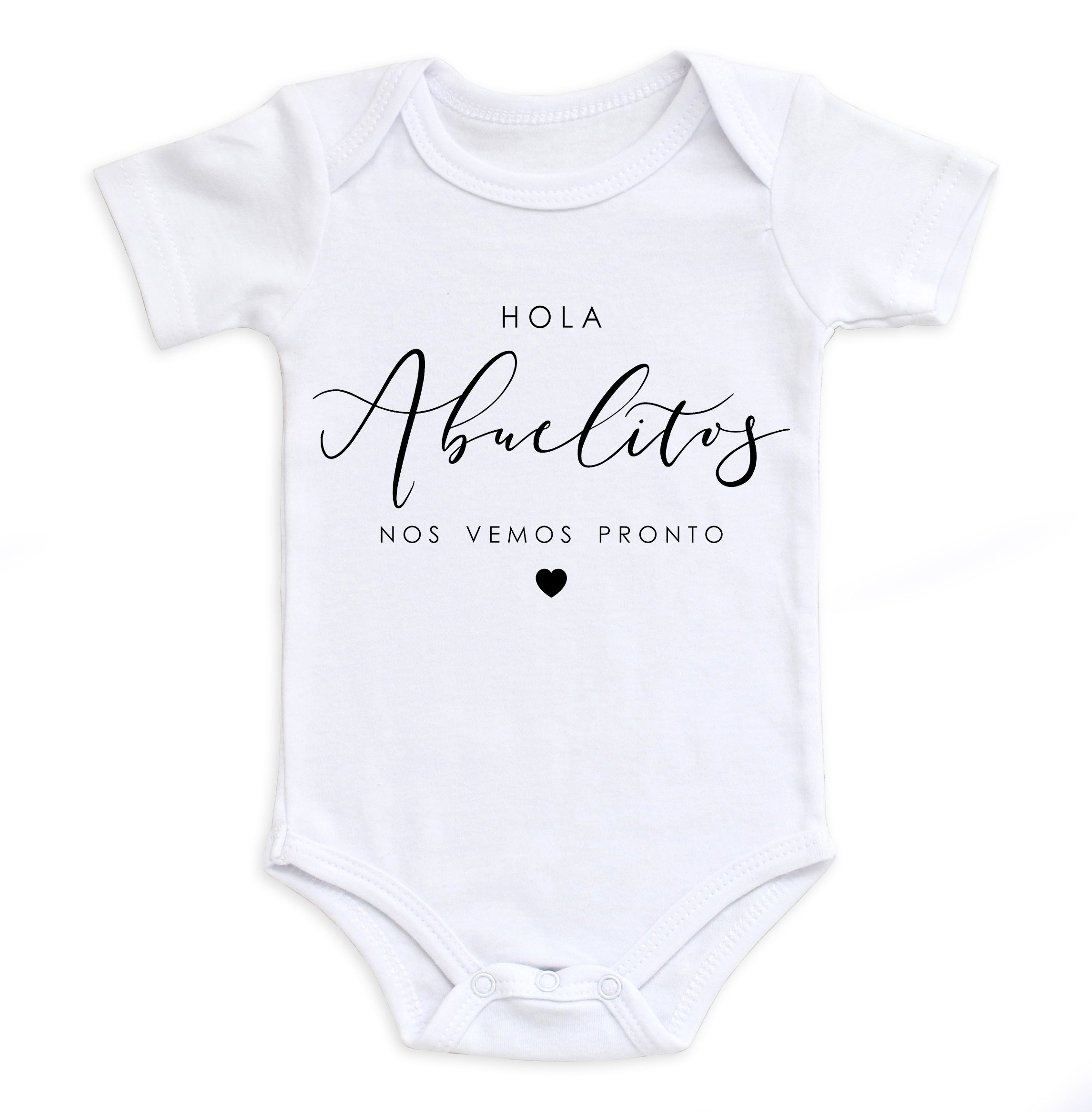 Hola Abuelitos Announcement Bodysuit