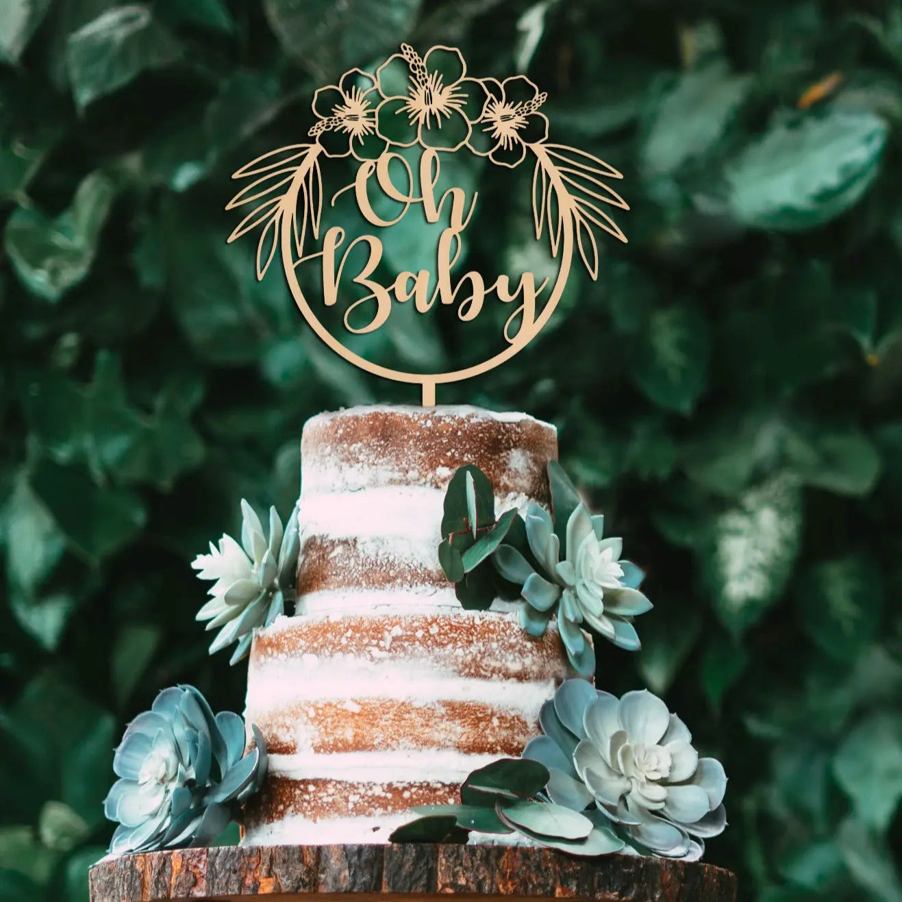 Oh Baby Cake Topper