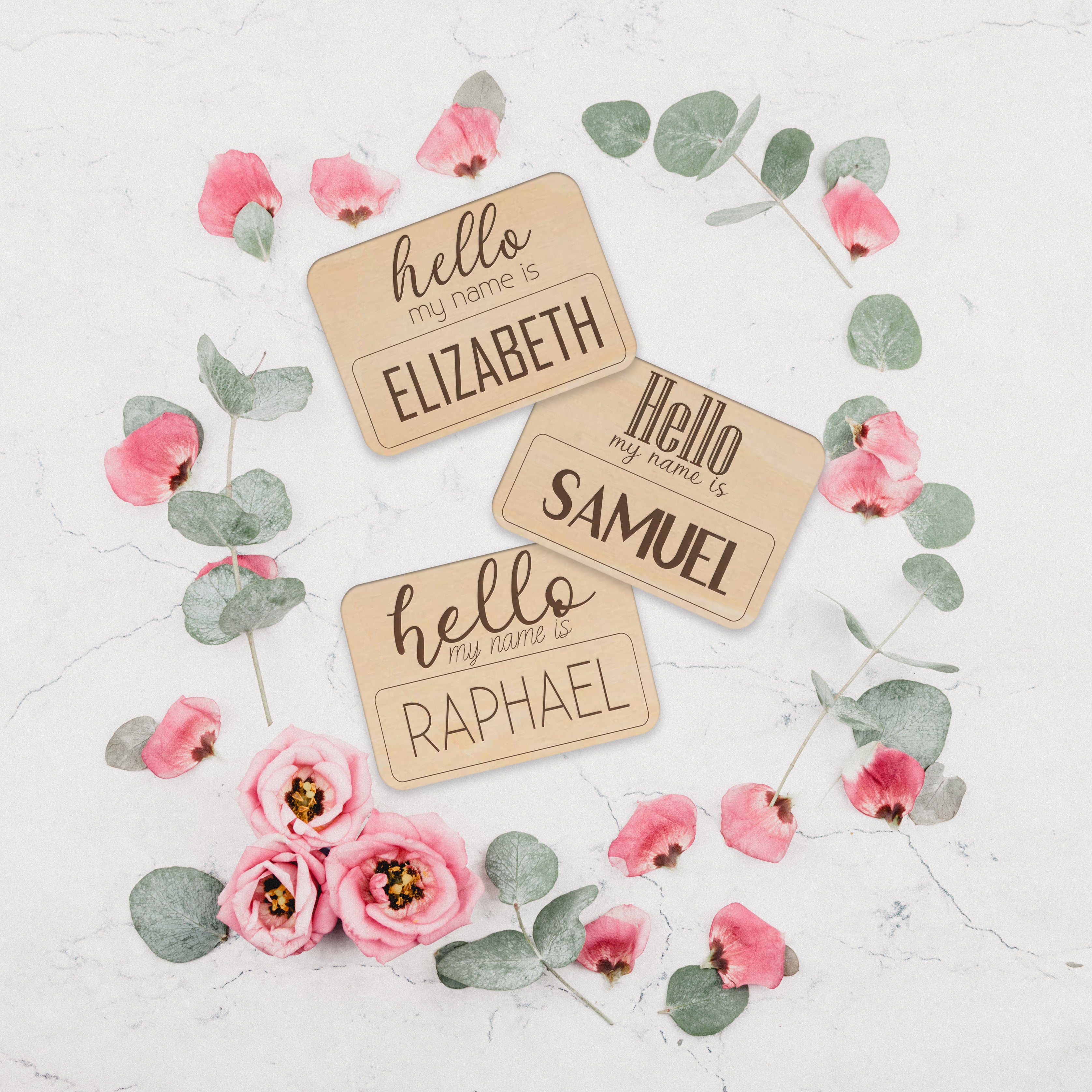 Hello My Name Is Baby Name Tag