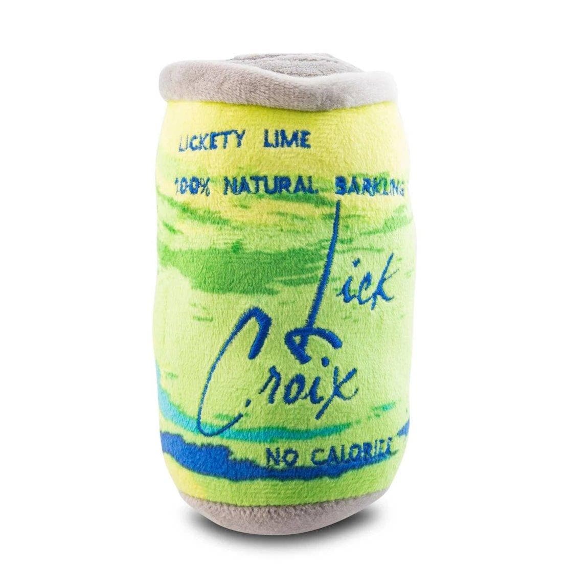 LickCroix Lickety Lime Barkling Water Dog Toy