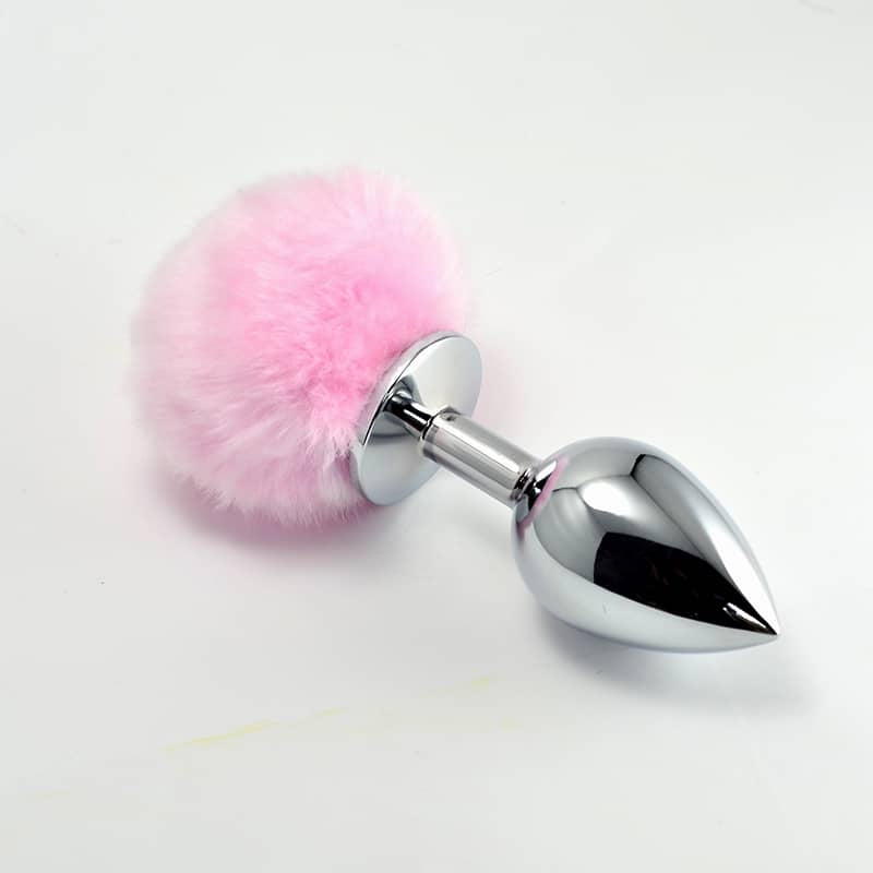 Pompon Metal Plug Large ( Silver )