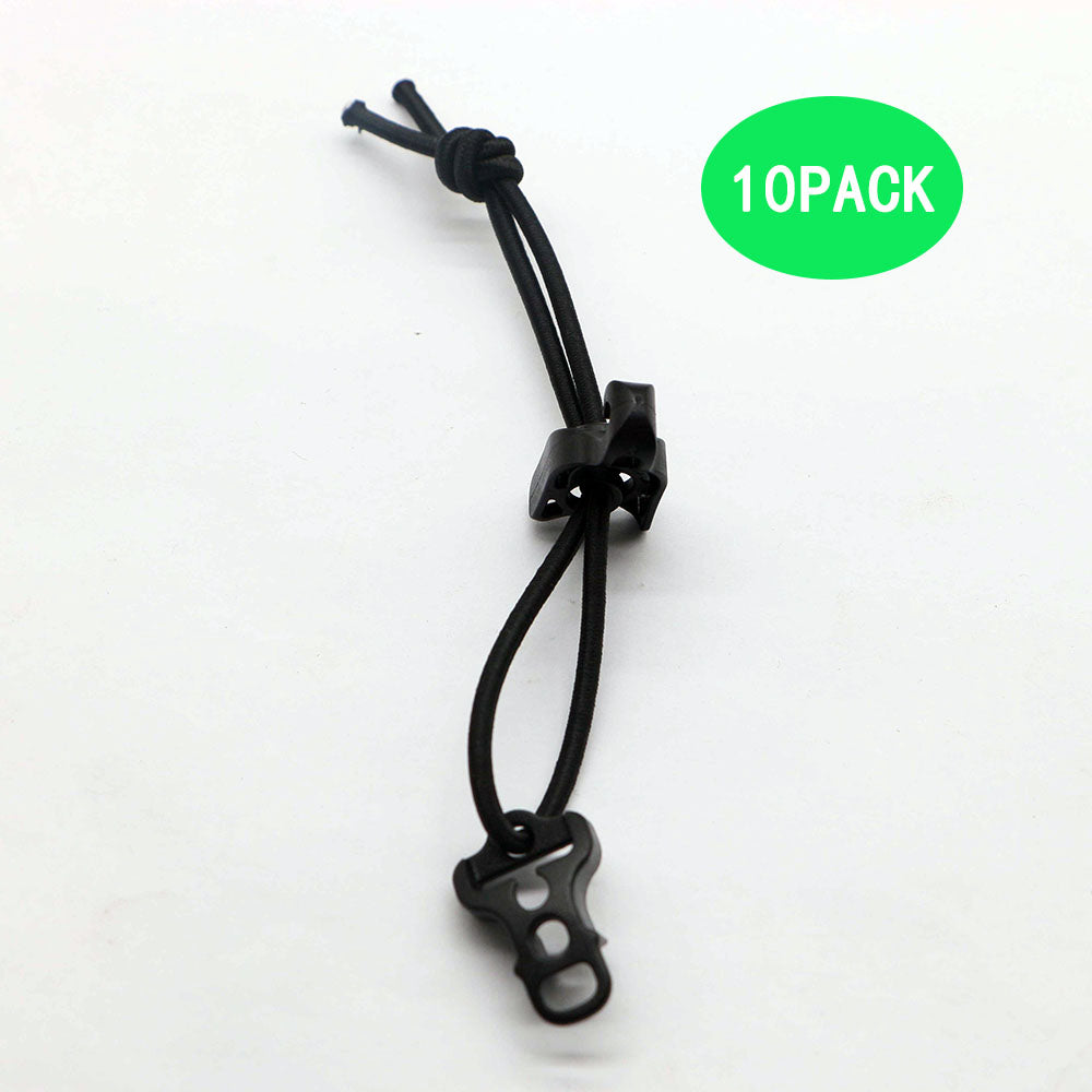 Guy Line Lock Tensioners And Tent Guyline Collection Systems - 10PCS