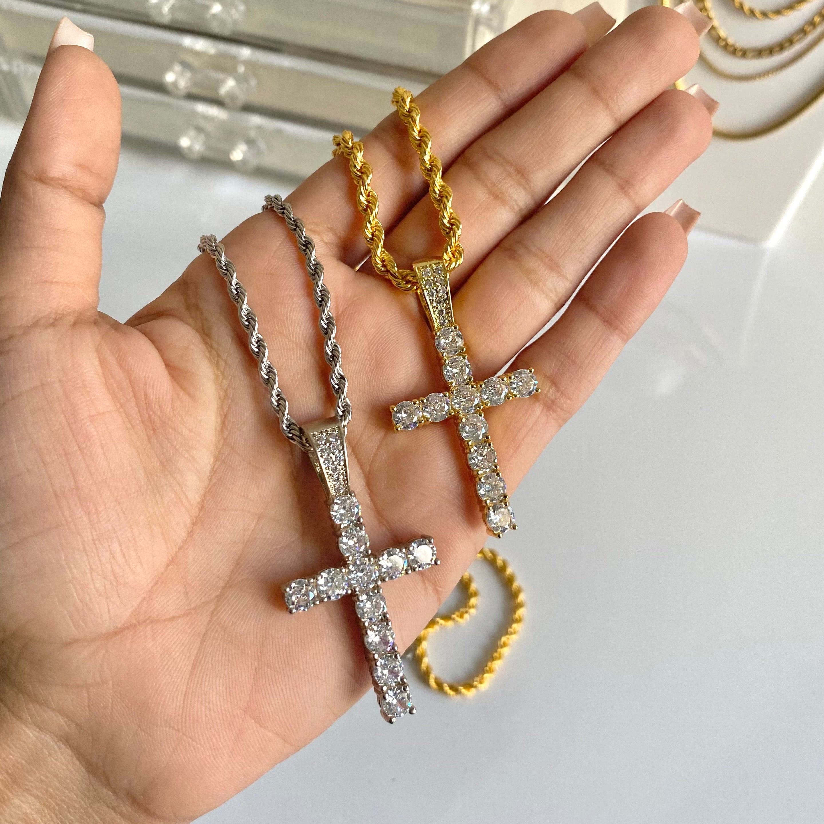 ICY Cross Necklace