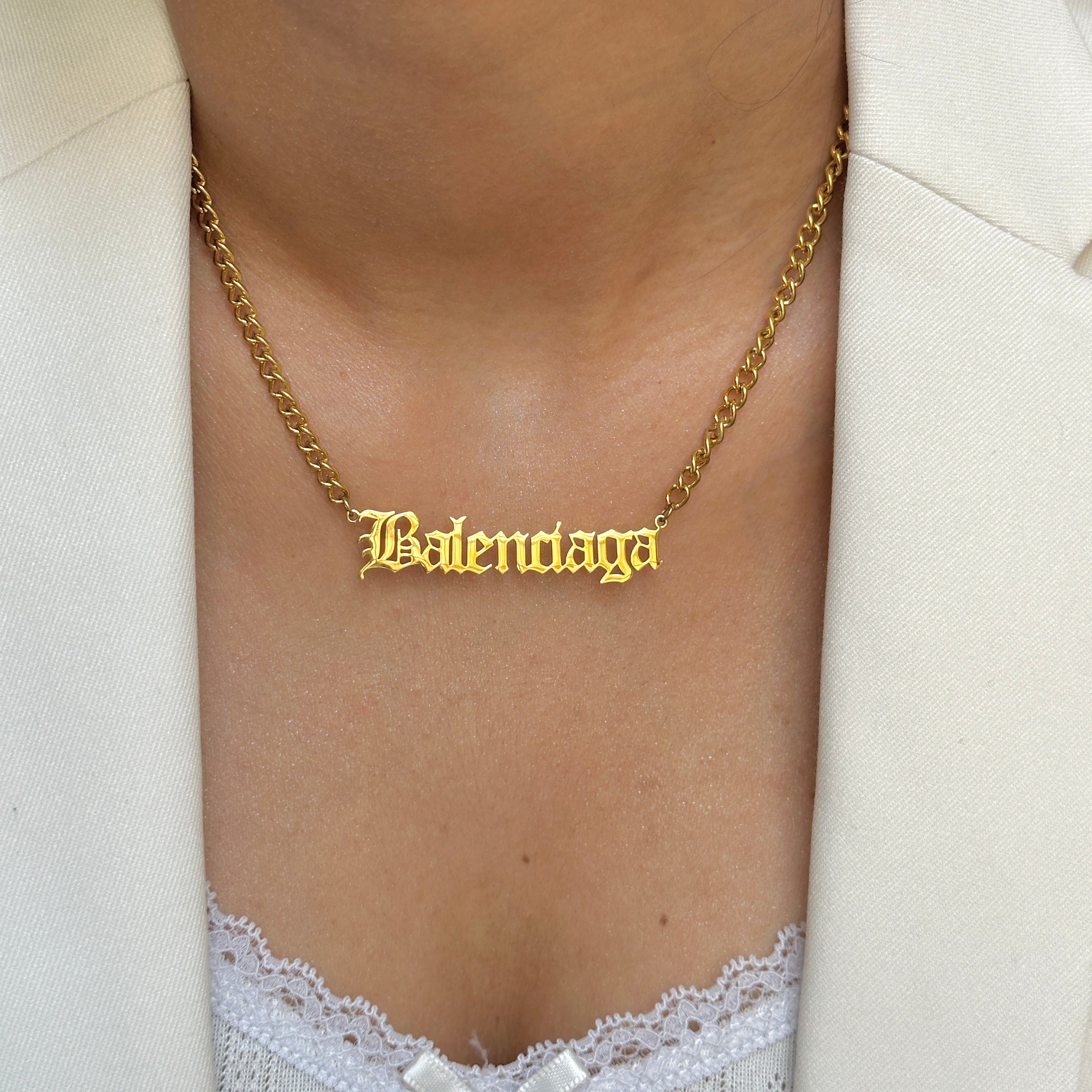 Old English Custom Necklace