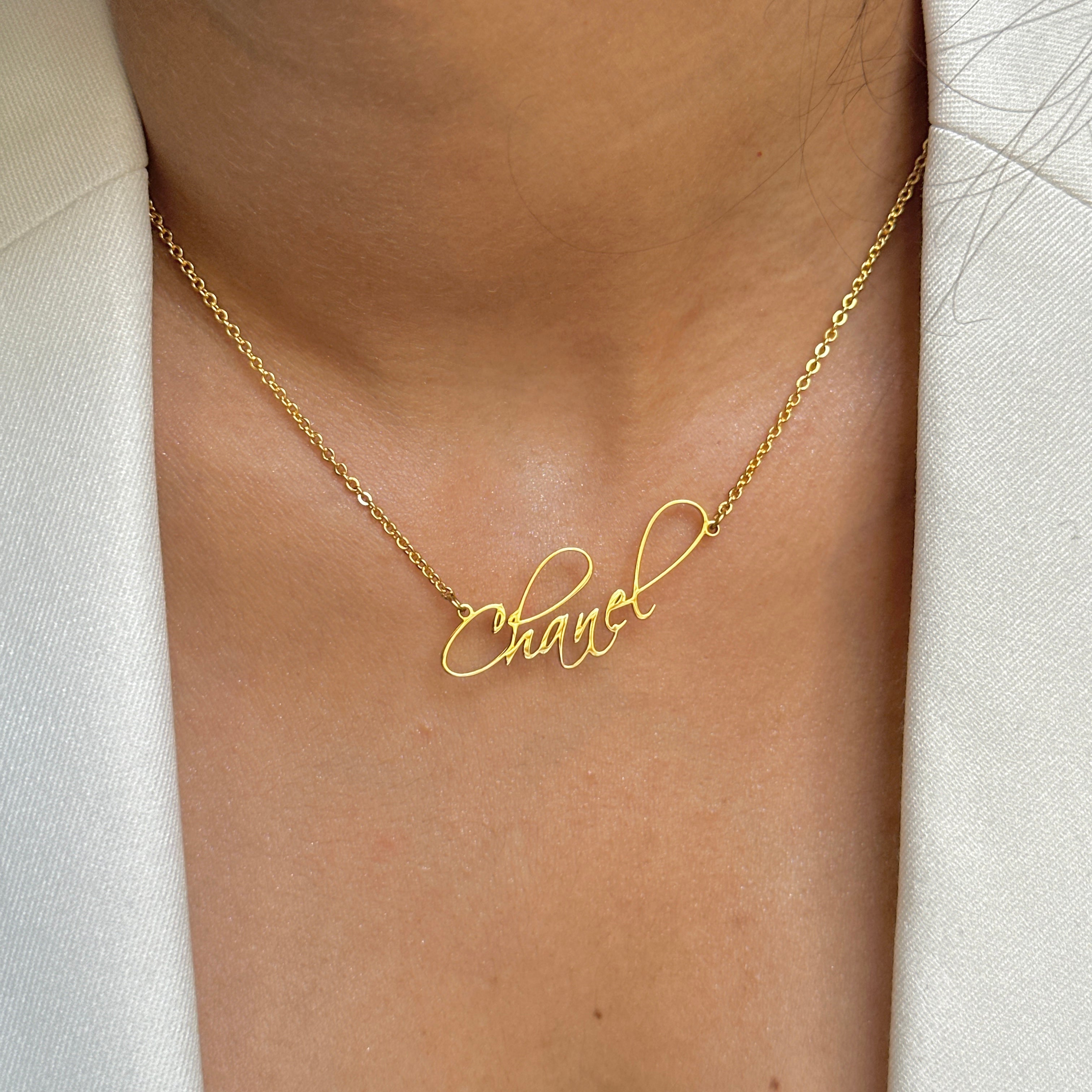 Calligraphy Custom Necklace